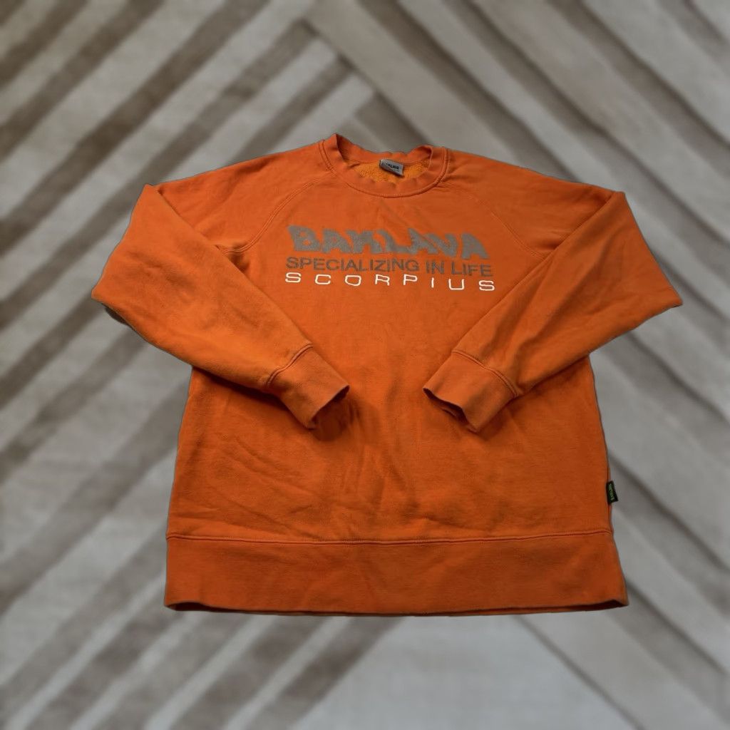 Vintage Action Bronson Sweatshirt Mens Medium Orange Pullover Scorpius Baklava Friends & Family Size US M / EU 48-50 / 2 - 1 Thumbnail