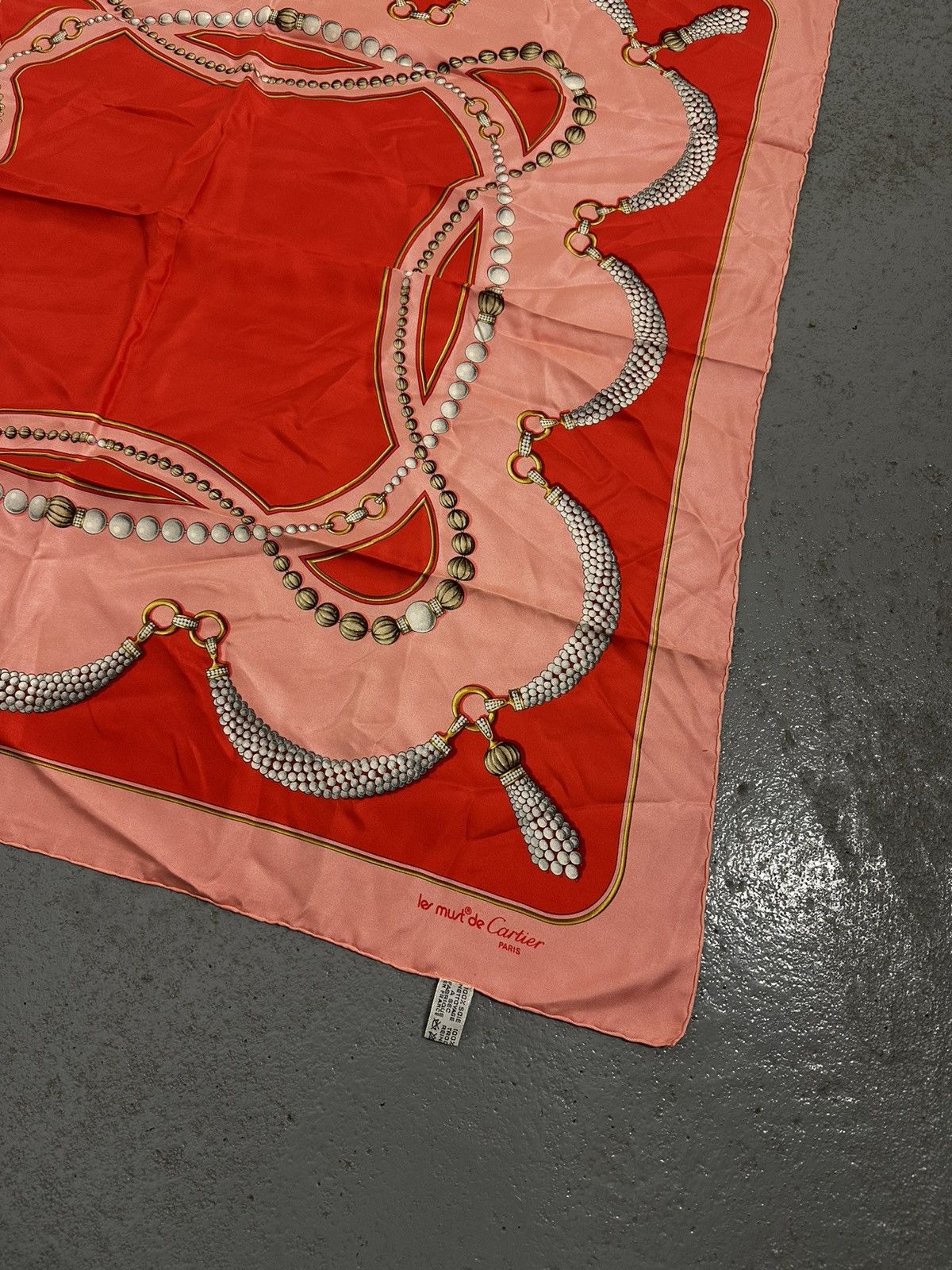 Cartier Must De Cartier Silk Scarf Size ONE SIZE - 3 Thumbnail