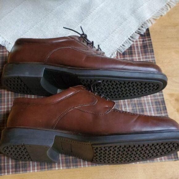 Stafford Stafford Sz 10.5M Brown Tie Dress Shoes Size US 10.5 / EU 43-44 - 6 Thumbnail