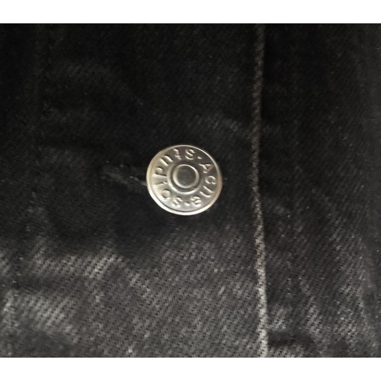 Acne Studios Acne Studios Bla Konst Denim Jacket In Pass Black 44 Size US S / EU 44-46 / 1 - 4 Thumbnail