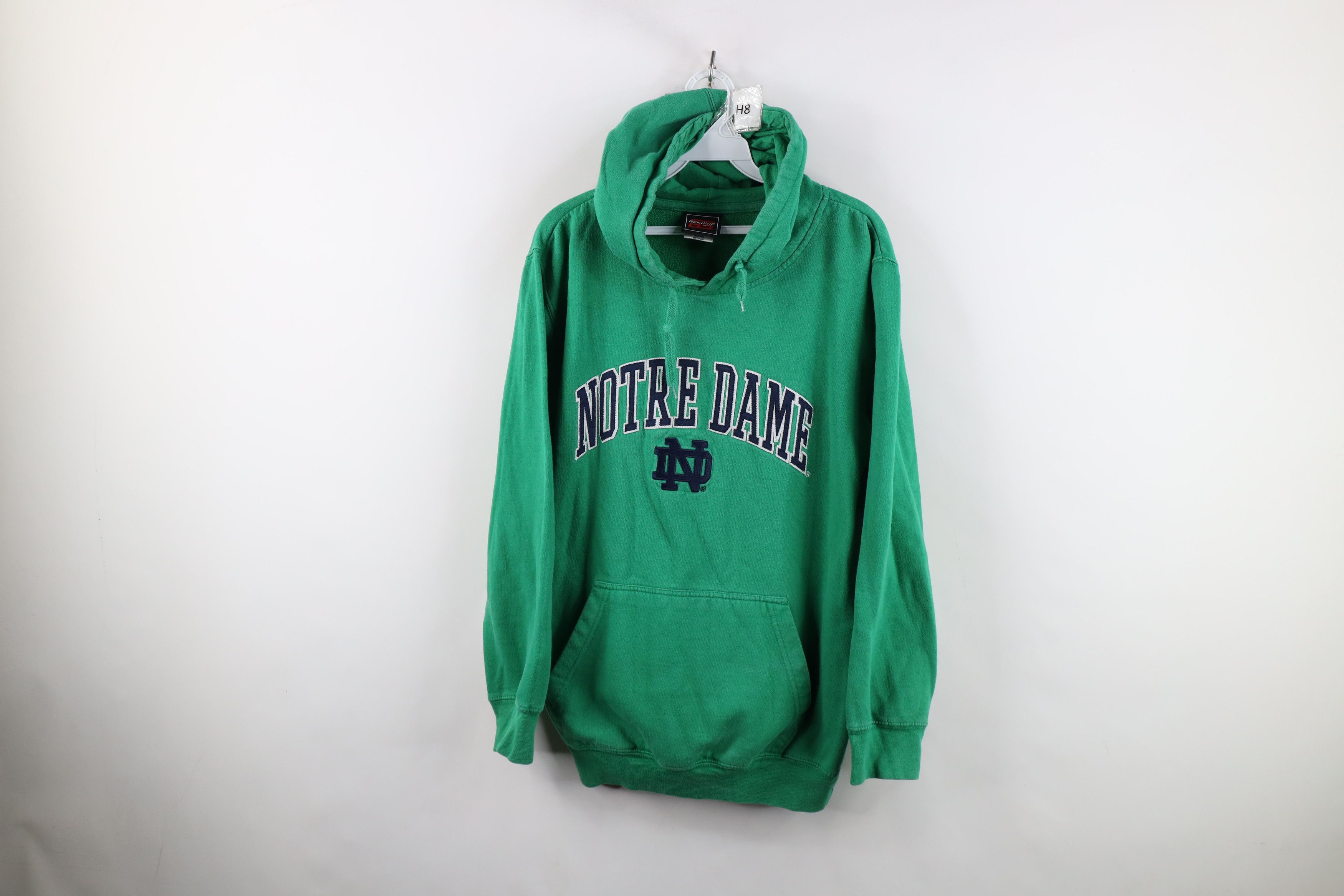 Vintage Vintage Spell Out Notre Dame University Hoodie Sweatshirt Size US M / EU 48-50 / 2 - 1 Thumbnail