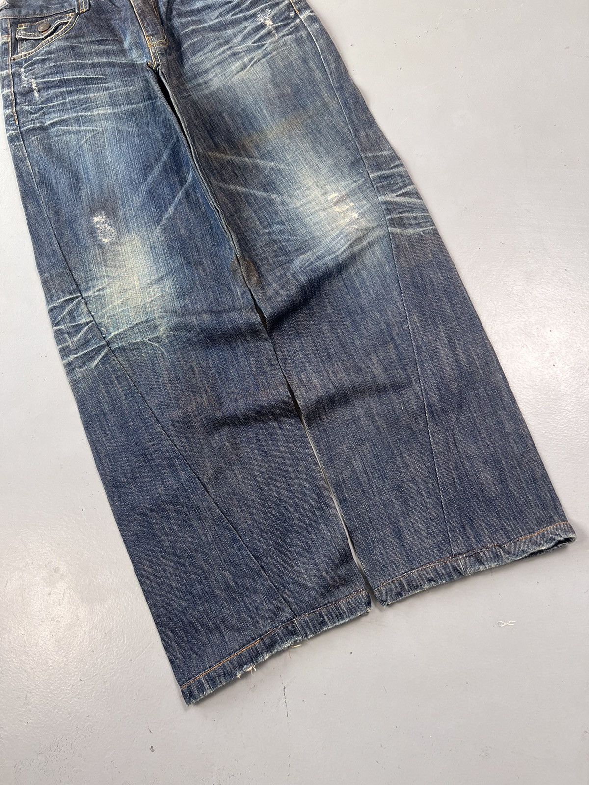 Japanese Brand Vintag Evisu inspired seagull denim pant Size US 30 / EU 46 - 10 Thumbnail
