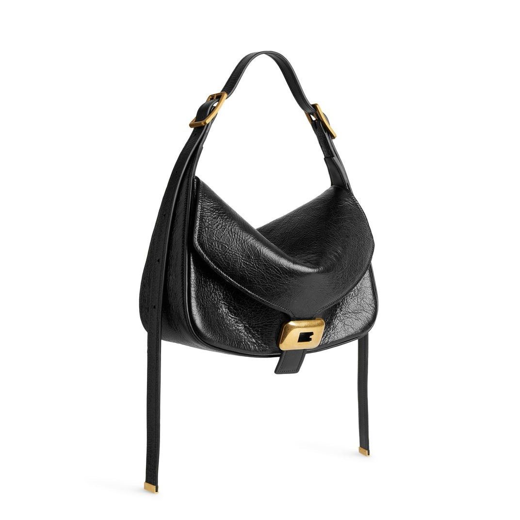 Balenciaga BALENCIAGA Clicca $3150 Black Leather Shoulder Bag New Size ONE SIZE - 2 Thumbnail