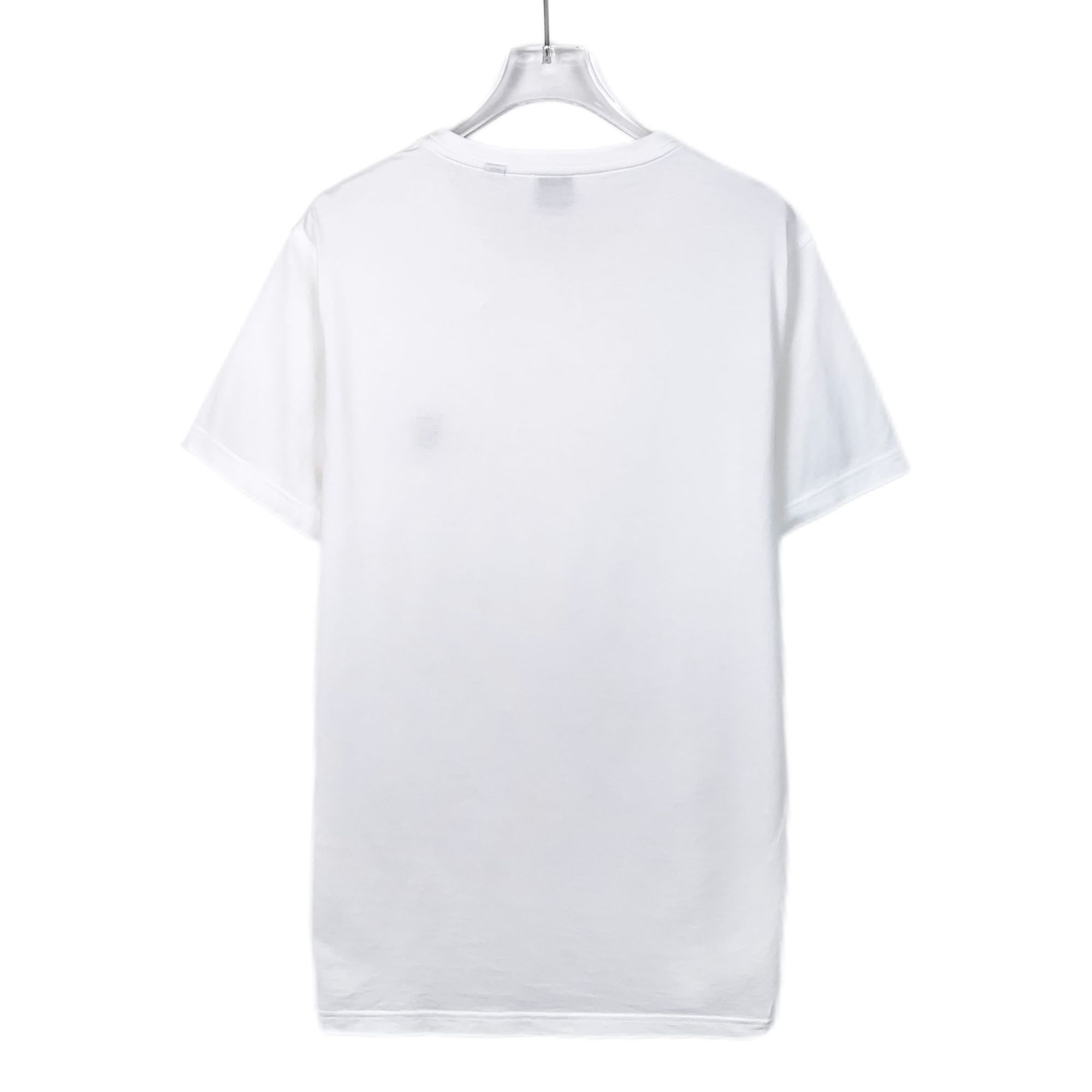 Burberry Burberry White Embroidered Logo Cotton T-Shirt Size S Size US S / EU 44-46 / 1 - 7 Thumbnail