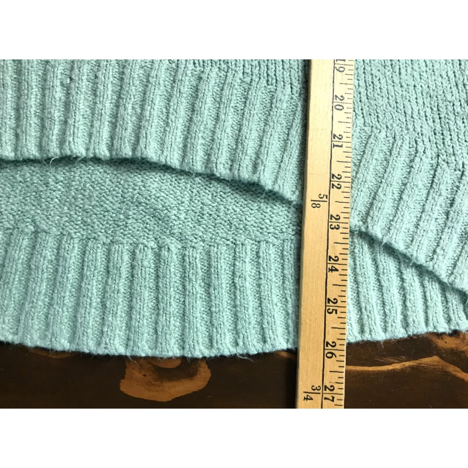 Vintage Bass Sweater Women's Size Large Green Pullover Crew Neck Casual Regular Knit Shirt Size L / US 10 / IT 46 - 4 Thumbnail