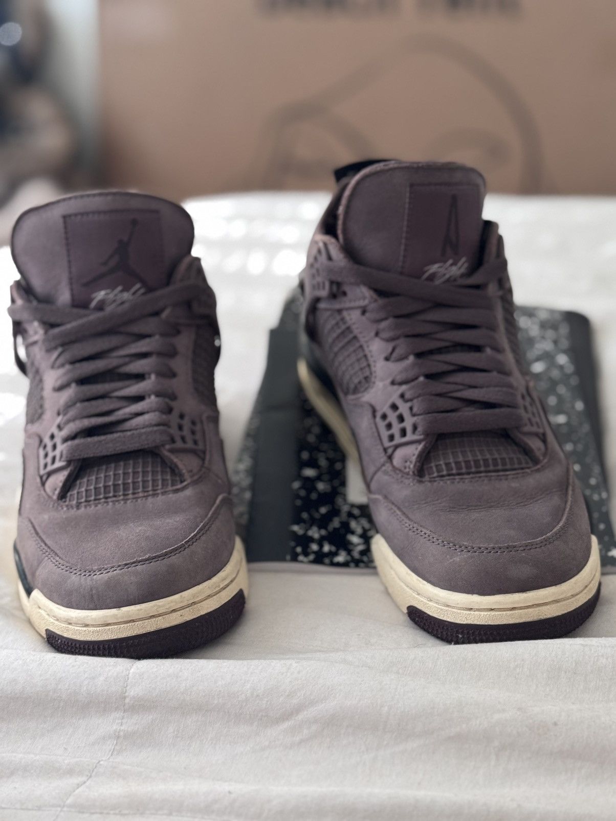 A ma maniere x air jordan 4 retro ‘ violet ore ‘