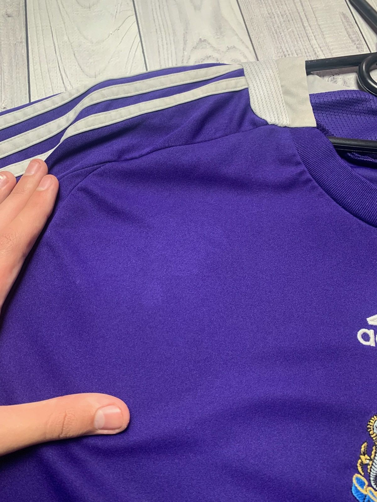 Vintage Vintage adidas New Castle United purple soccer jersey XL Size US XL / EU 56 / 4 - 4 Thumbnail