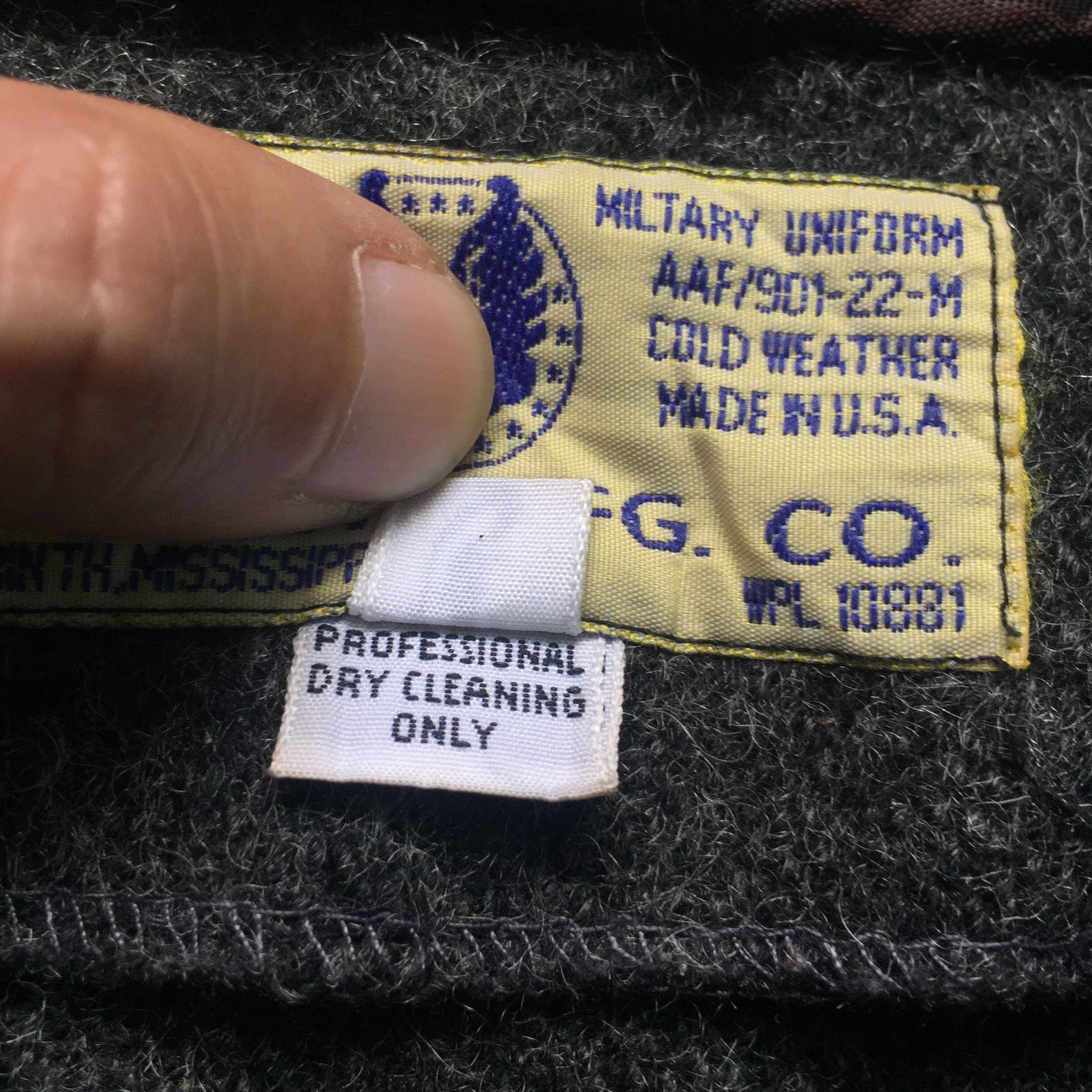 Vintage Vintage Corint US Air Force Wool Jacket Size US L / EU 52-54 / 3 - 3 Thumbnail