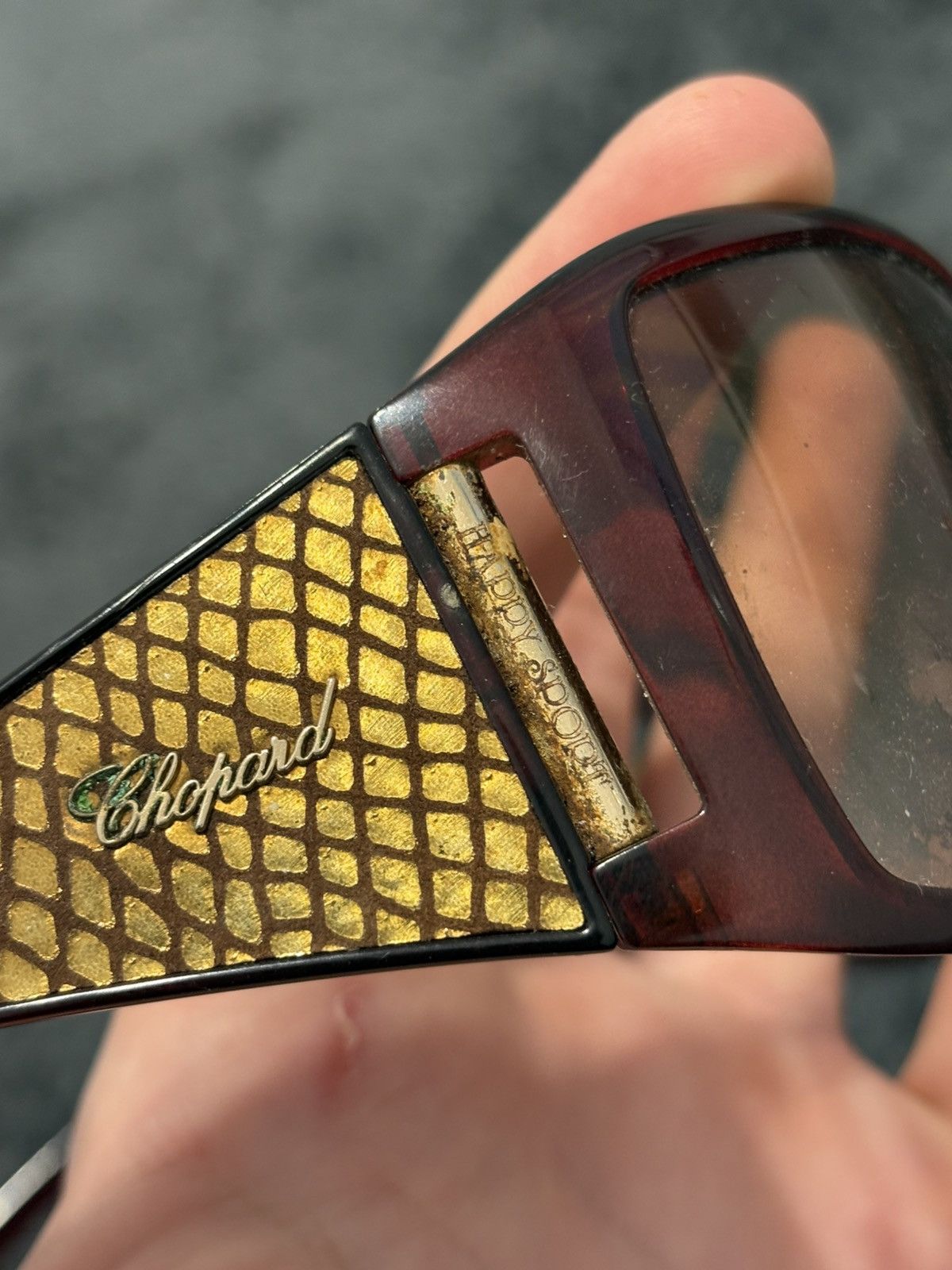 Chopard Vintage Mask Sunglasses Y2K Chopard Italy Size ONE SIZE - 3 Thumbnail
