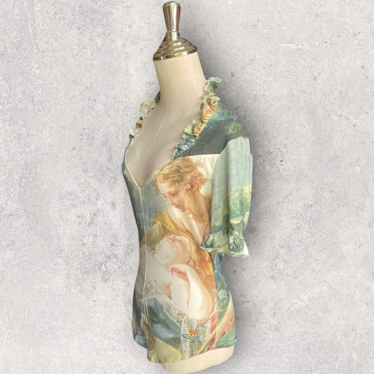 Vivienne Westwood Fall21 Boucher Sweetheart Corset Top Size M / US 6-8 / IT 42-44 - 3 Thumbnail