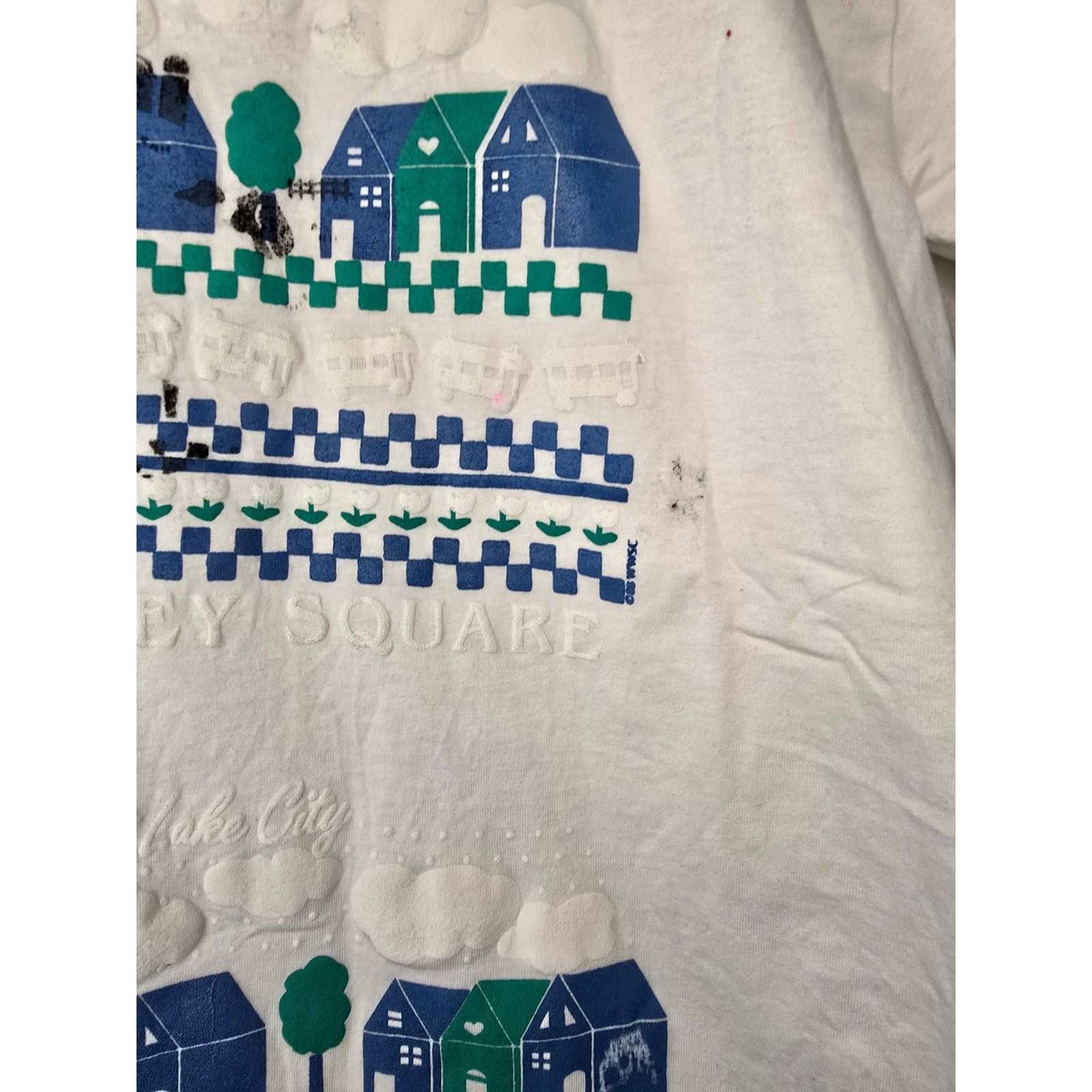 Jerzees × Vintage Vintage Test Print Shirt White Tennessee Salt Lake City Tee Size US M / EU 48-50 / 2 - 4 Thumbnail