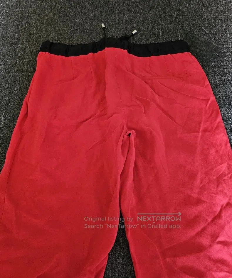 Giorgio Armani Women's Silk Track Pants.