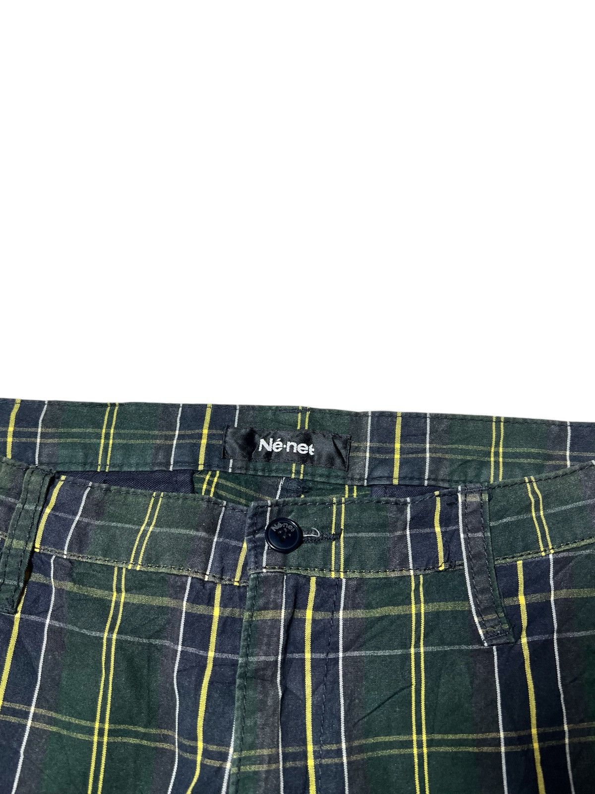 Issey Miyake Ne - Net Issey Miyake Plaid Tartan Pants Size US 28 / EU 44 - 5 Thumbnail