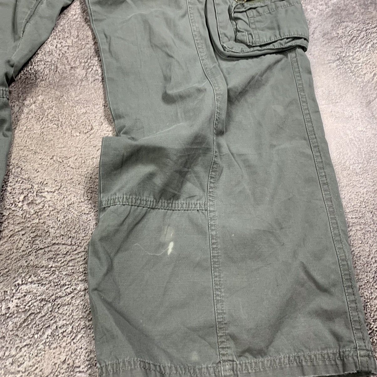Vintage Vintage Y2K Baggy Cargo Pants Distressed Streetwear Logo 34 Size 34" / US 12 / IT 48 - 5 Thumbnail