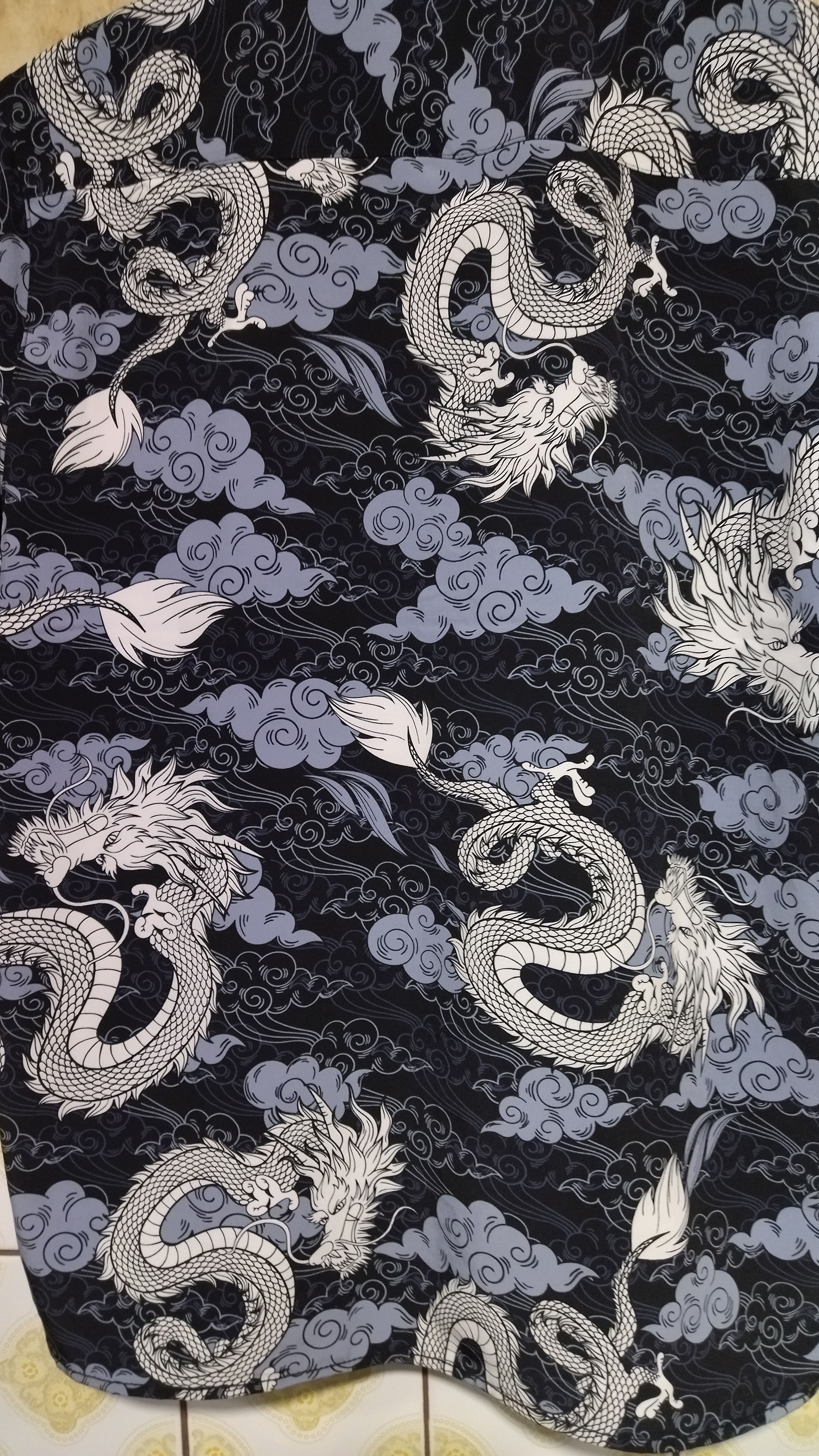 Japanese Brand Vintage Japanese style up button dragon shirt Size US XL / EU 56 / 4 - 4 Thumbnail
