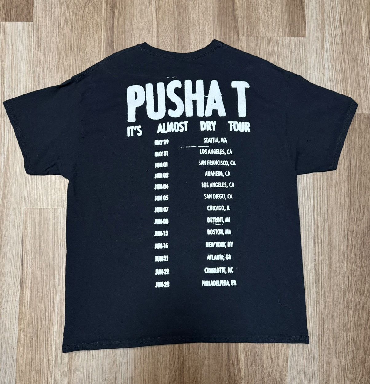 Rap Tees Pusha T "You Know Who The Villian Is" It's Almost Dry Tour Size US XXL / EU 58 / 5 - 3 Thumbnail
