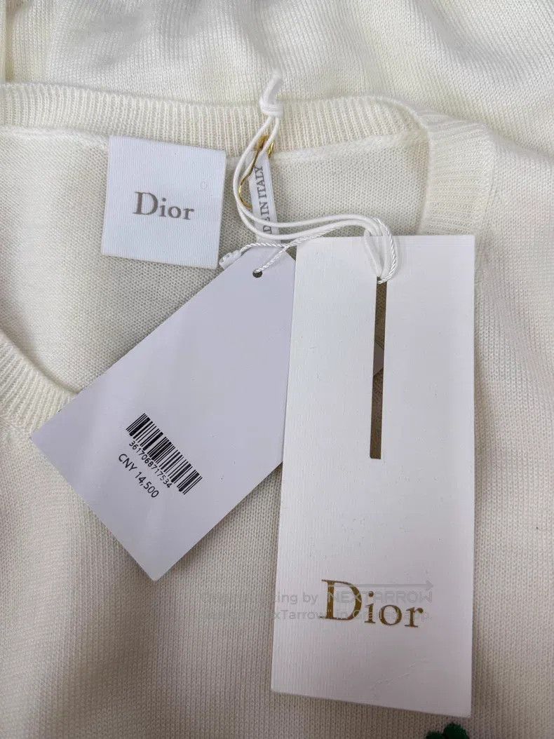 Dior Dior 26 Spring and Summer New Clover Embroidered Knitted S Size S / US 4 / IT 40 - 4 Thumbnail