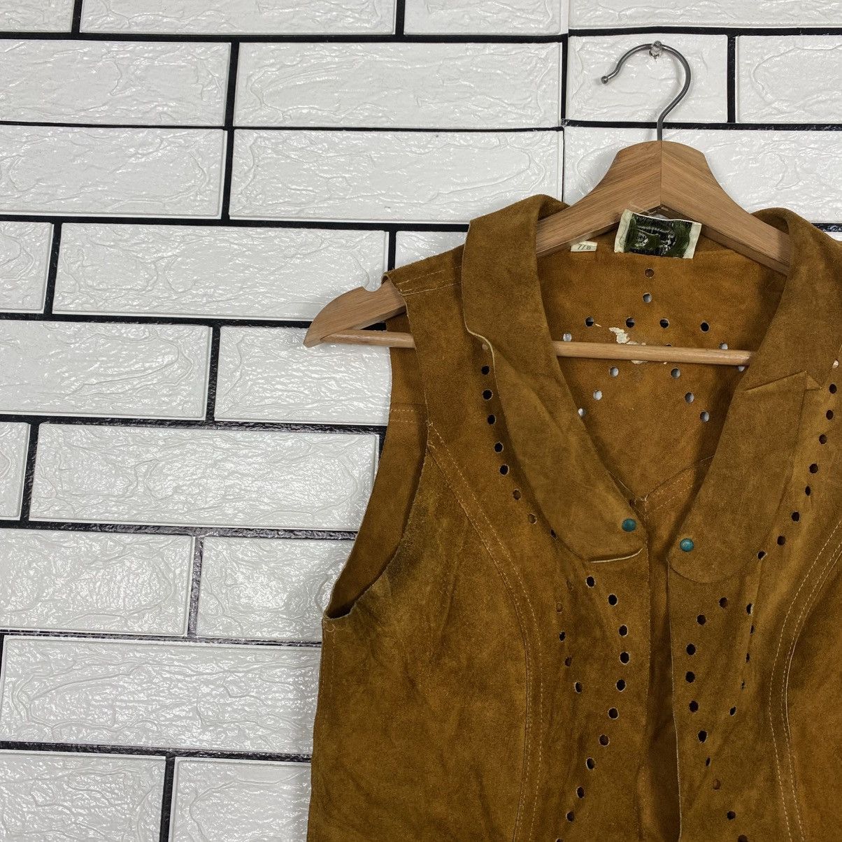 Japanese Brand 📌Vintage Vest Jacket Leather Sun Valley Issey Miyake Size US M / EU 48-50 / 2 - 8 Thumbnail