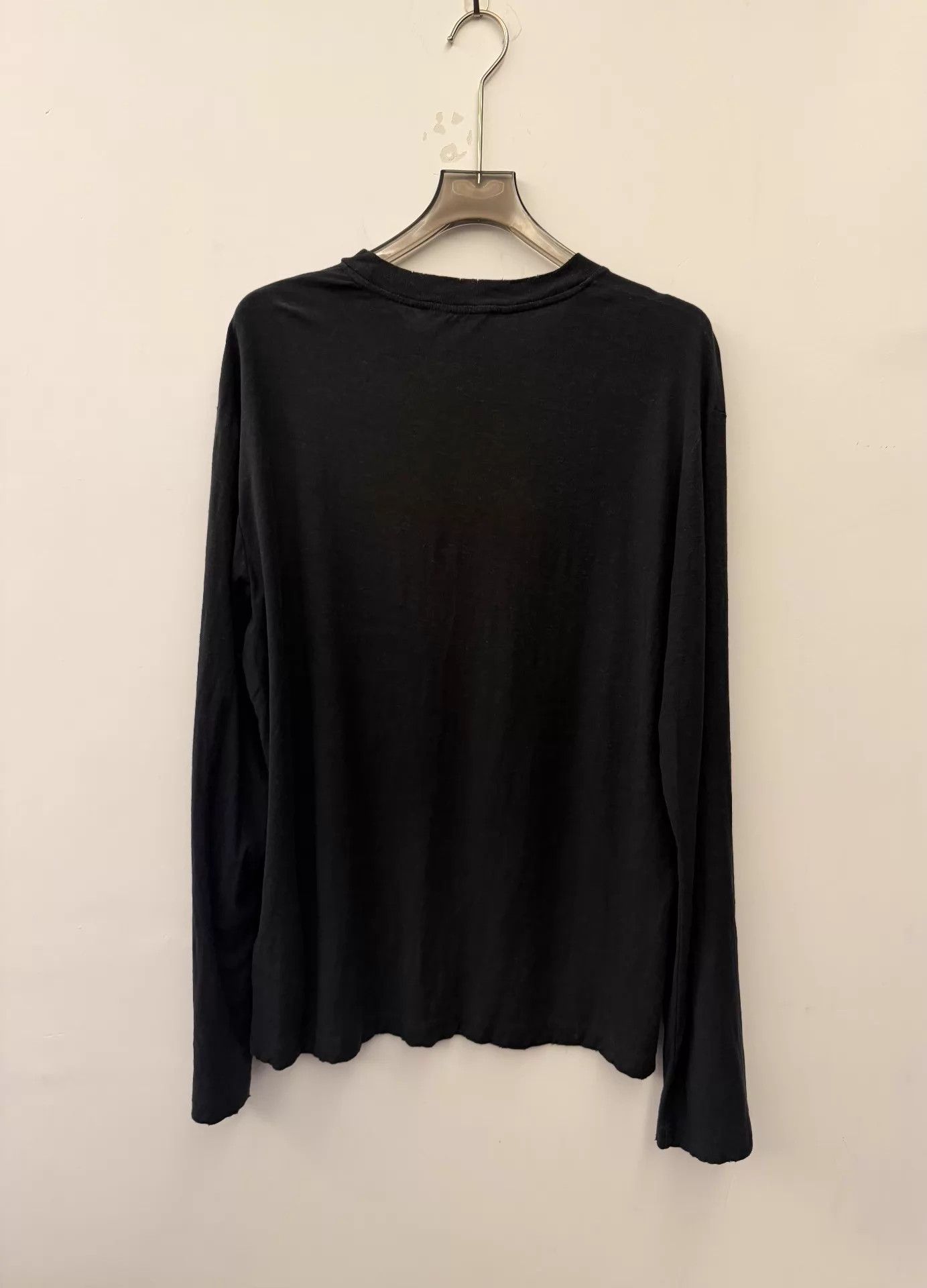 Acne Studios Acne 1996 Logo Print Crew Unisex Black Sweat XL/L Size XL / US 12-14 / IT 48-50 - 3 Thumbnail
