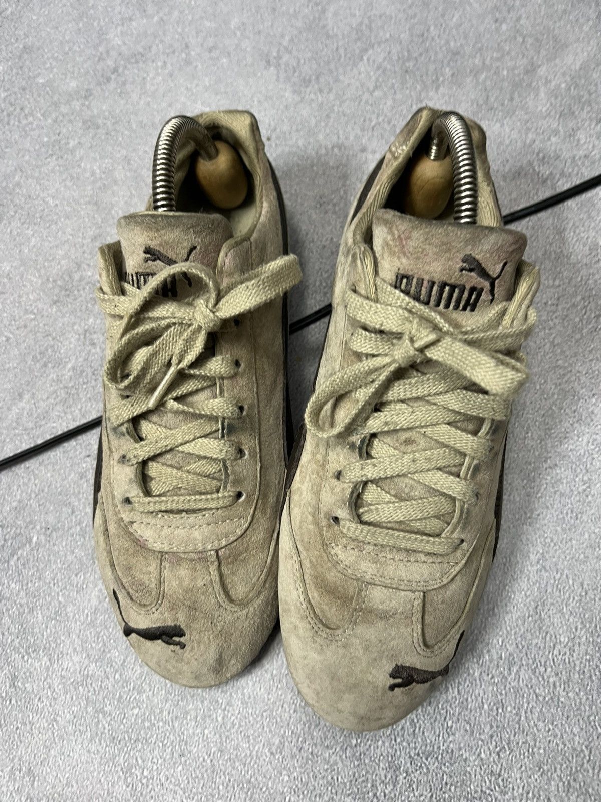 Puma Vintage Puma Speedcat Sparco OG Sneakers Khaki Japan Style Size US 7 / EU 40 - 5 Thumbnail