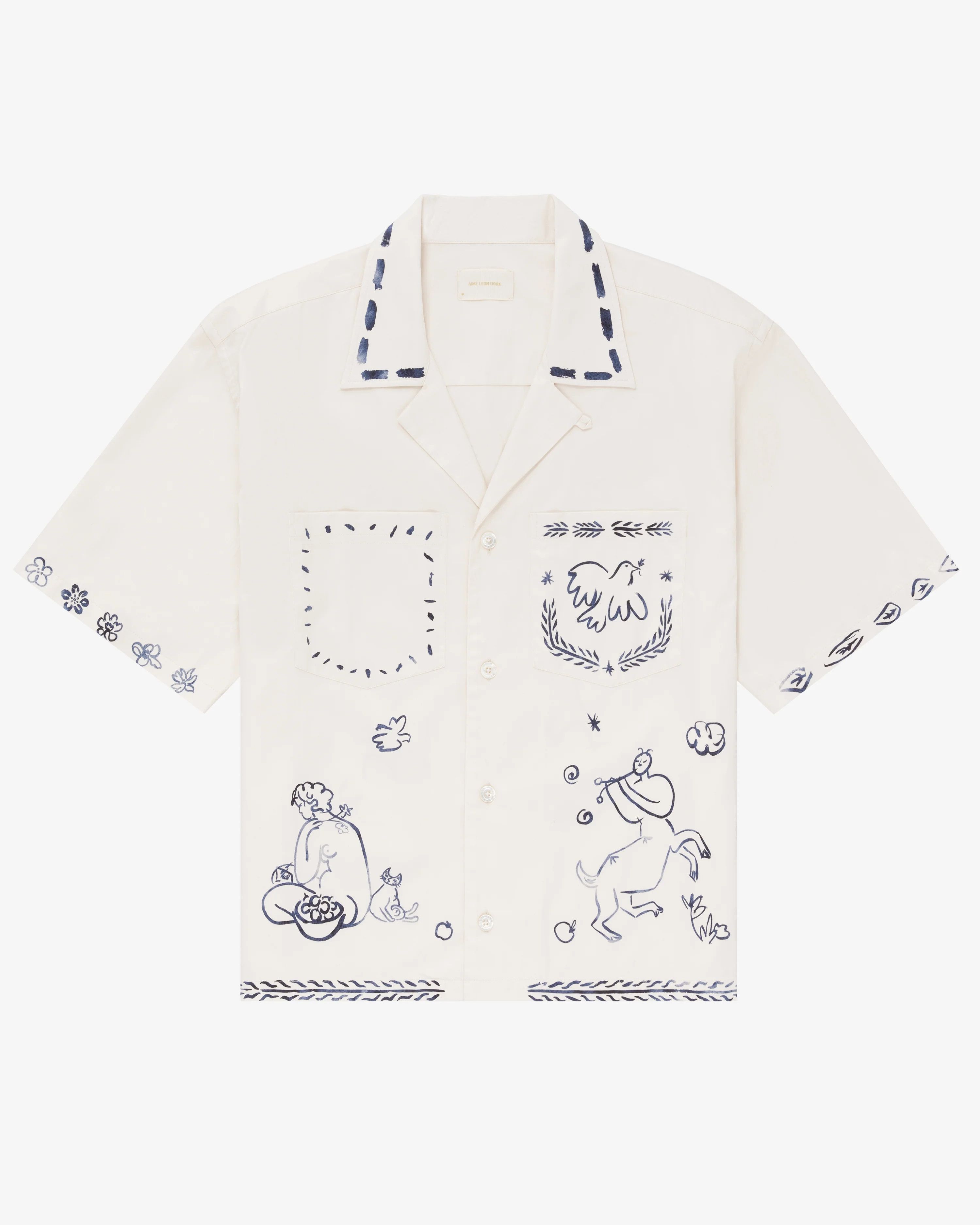 Aime Leon Dore Lesvos Cropped Camp Shirt Size US XXL / EU 58 / 5 - 1 Thumbnail