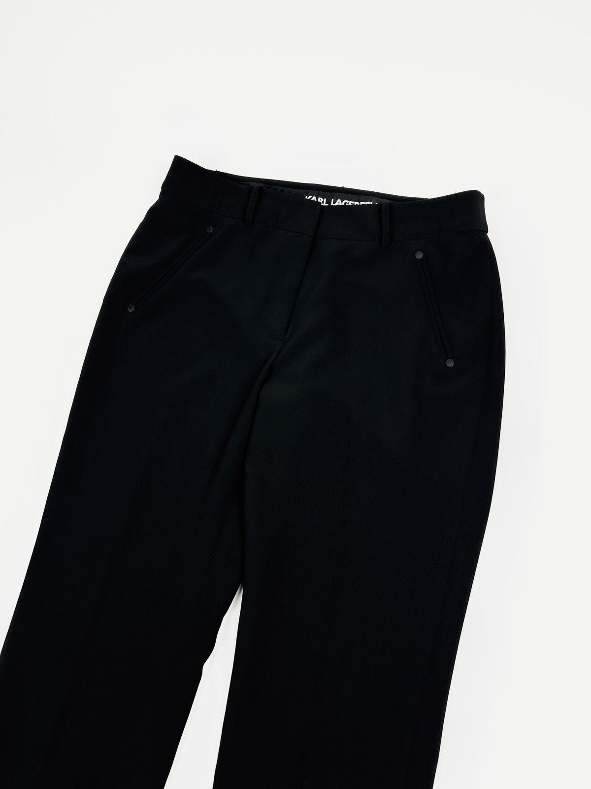Karl Lagerfeld Karl Lagerfeld Trousers Black Pants Women's Size 10 Size 32" / US 10 / IT 46 - 3 Thumbnail