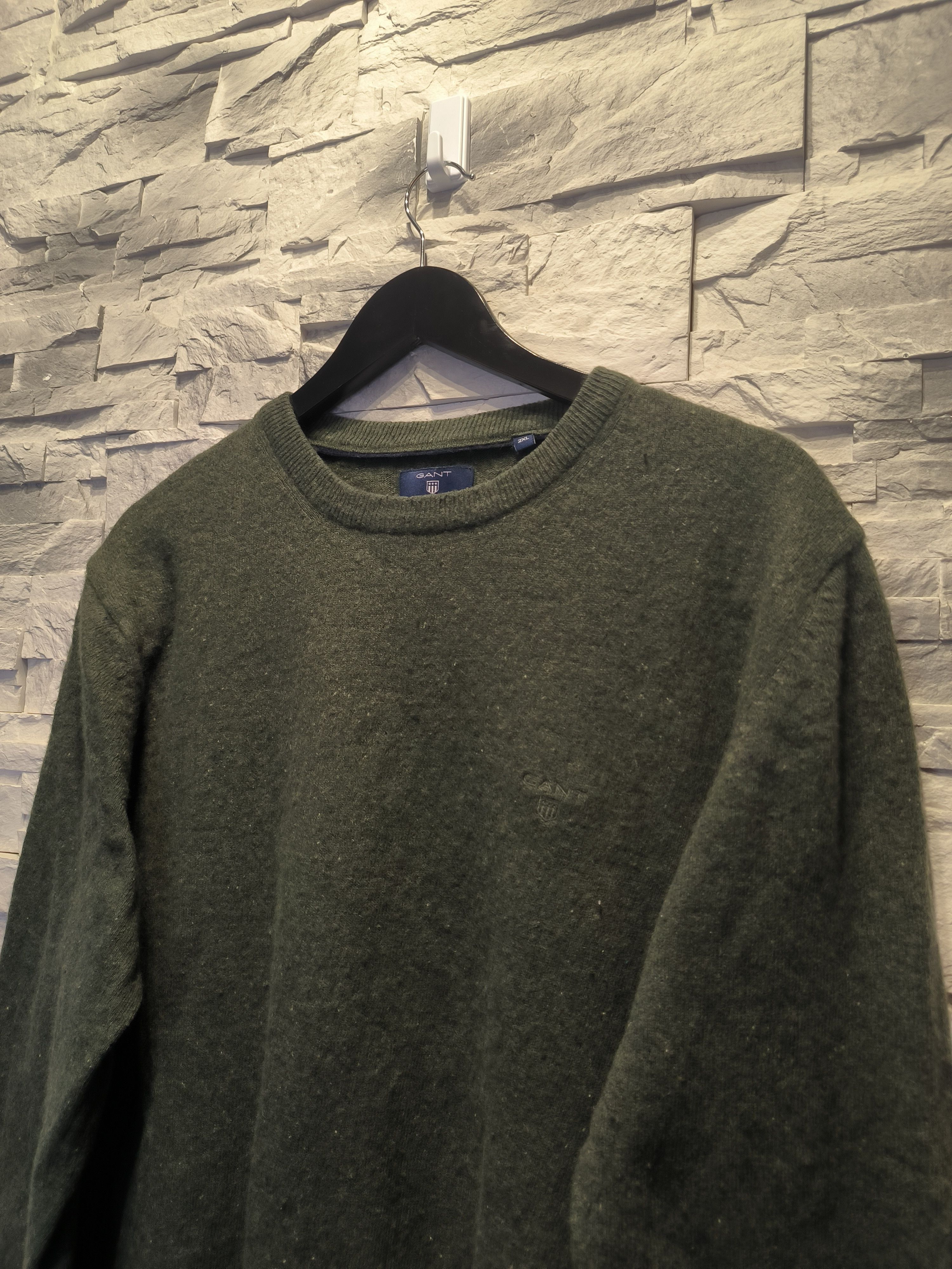 Gant Gant Wool Knitwear Sweater Vintage Green Size US M / EU 48-50 / 2 - 2 Thumbnail