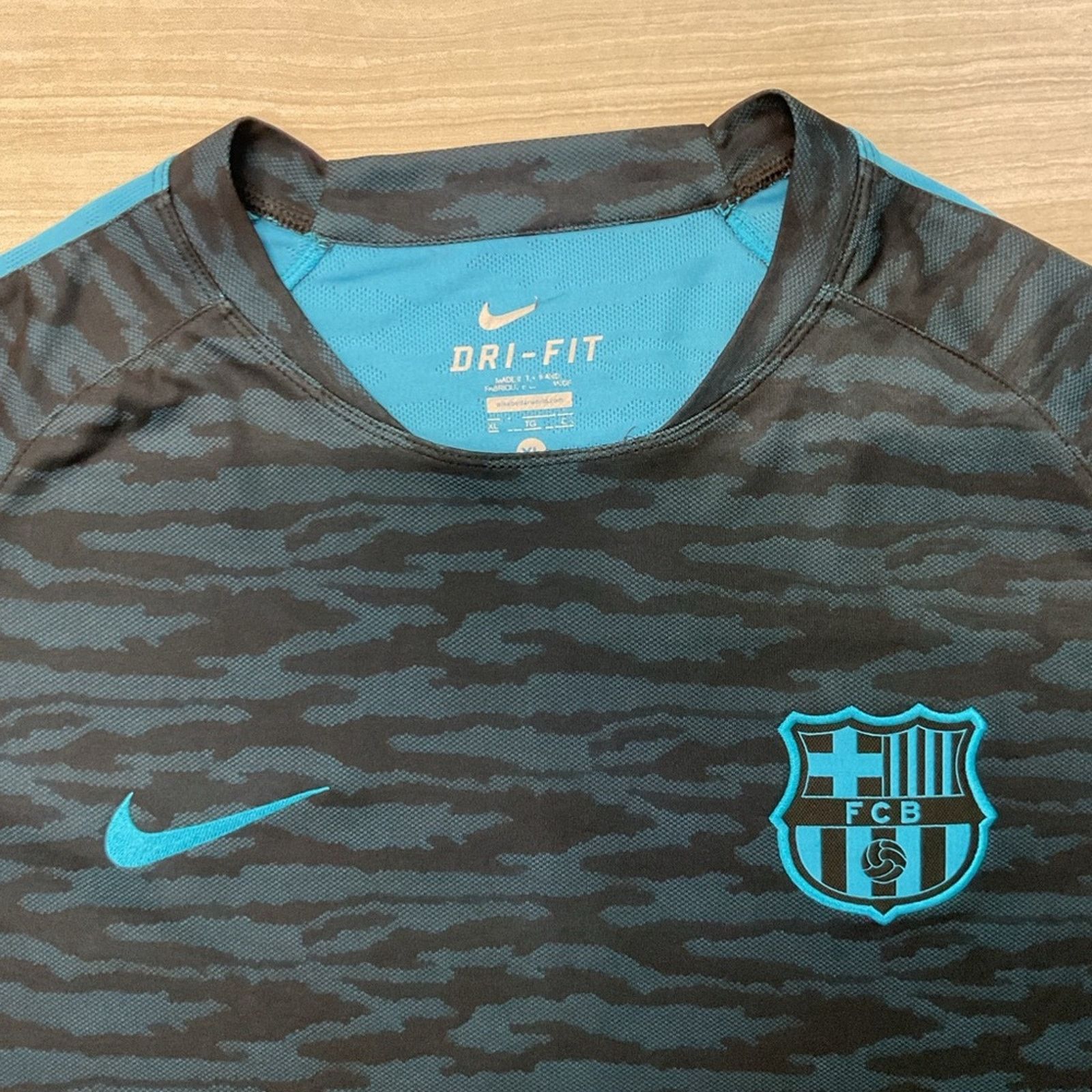Nike Nike Dri-fit Jersey Camo Blue Size US XL / EU 56 / 4 - 5 Thumbnail