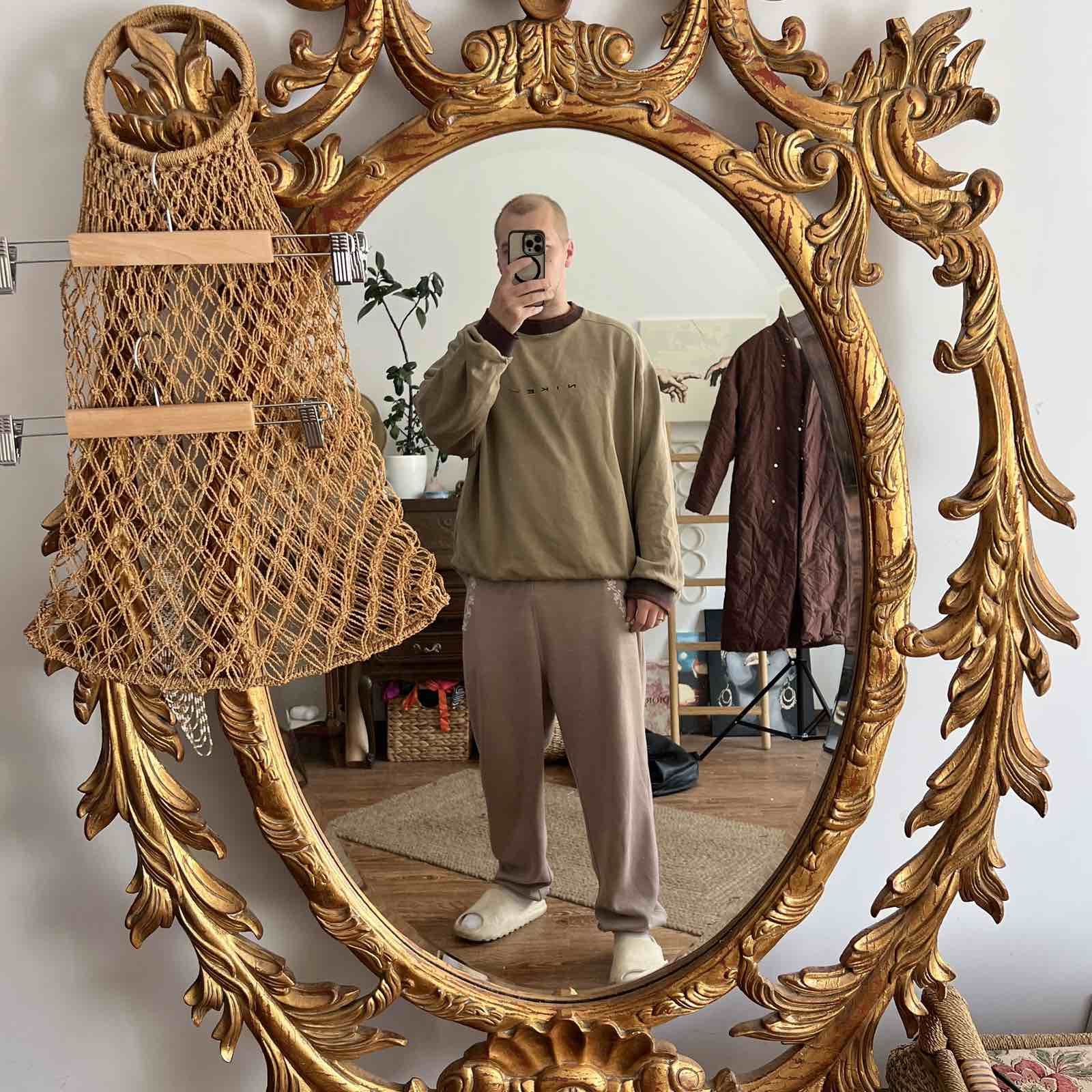 Nike Rare Nike Brown Crewneck Vintage 90s Size US XL / EU 56 / 4 - 4 Thumbnail