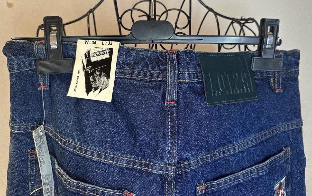Warner Bros Lot29 Daffy Duck Y2K Jeans 34x33 – Looney Tunes Streetwear Size US 34 / EU 50 - 5 Thumbnail