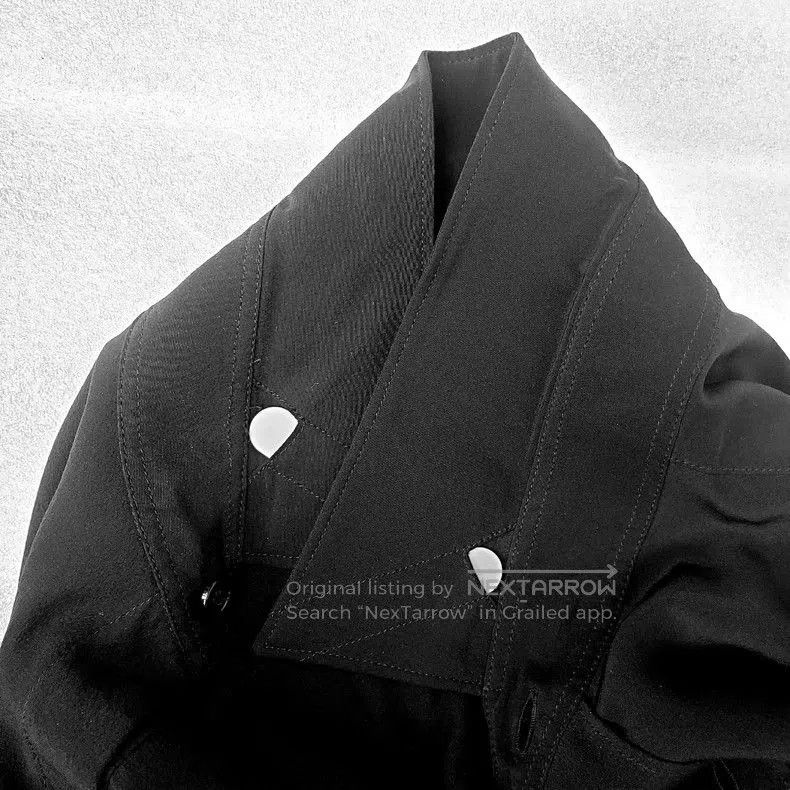 Saint Laurent Paris SAINT LAURENT 14FW Silk Black Shirt. Size US M / EU 48-50 / 2 - 7 Thumbnail