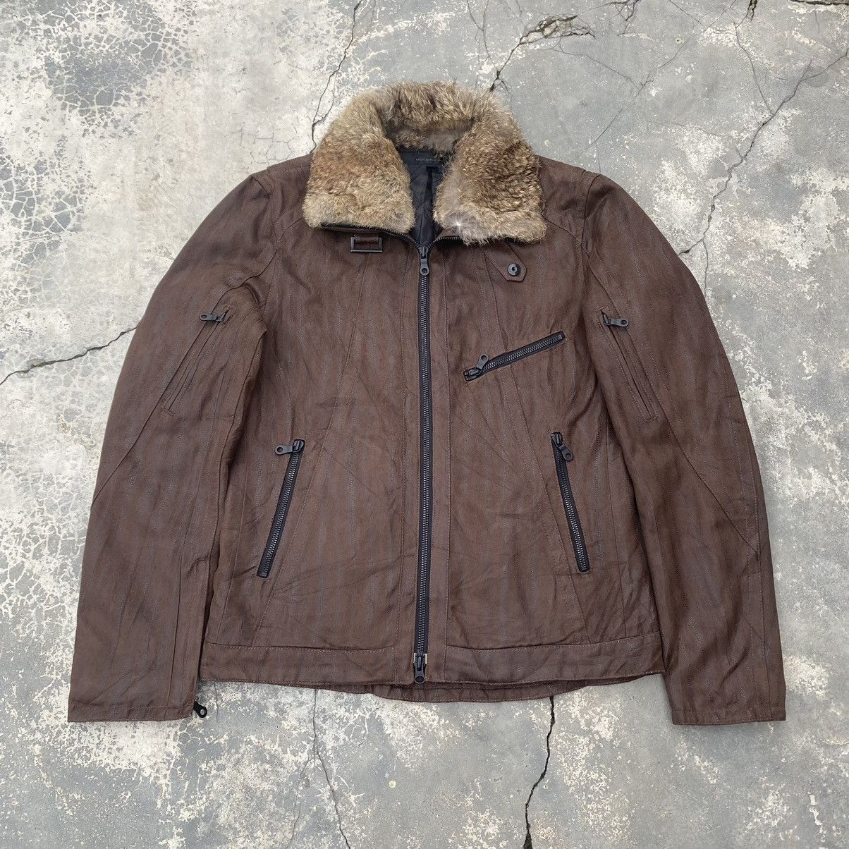 Schlussel SCHLUSSEL Rabbit Fur Jacket Size US M / EU 48-50 / 2 - 1 Thumbnail