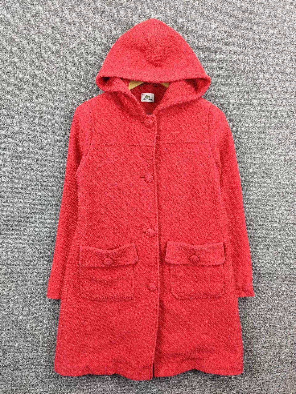 Lacoste Vintage Lacoste Mohair Single Breasted Long Coat Size US M / EU 48-50 / 2 - 1 Thumbnail