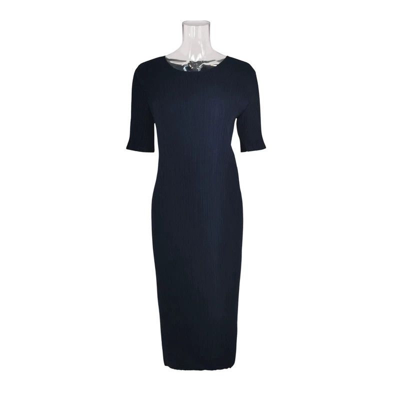 Issey Miyake Issey Miyake Navy blue dress Size M / US 6-8 / IT 42-44 - 1 Thumbnail