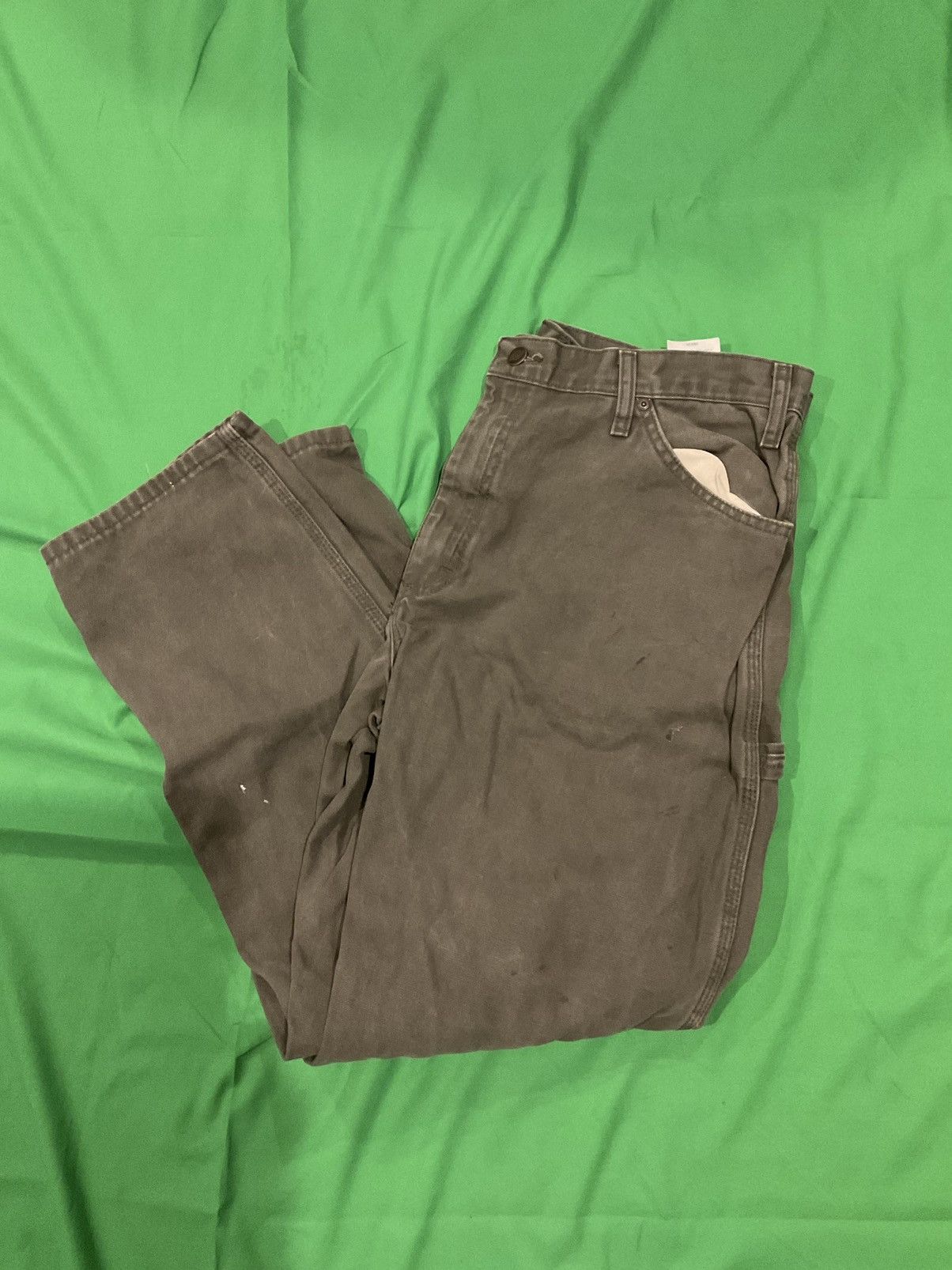 Dickies × Vintage Vintage Green Carhartt workwear pants Size US 38 / EU 54 - 1 Thumbnail