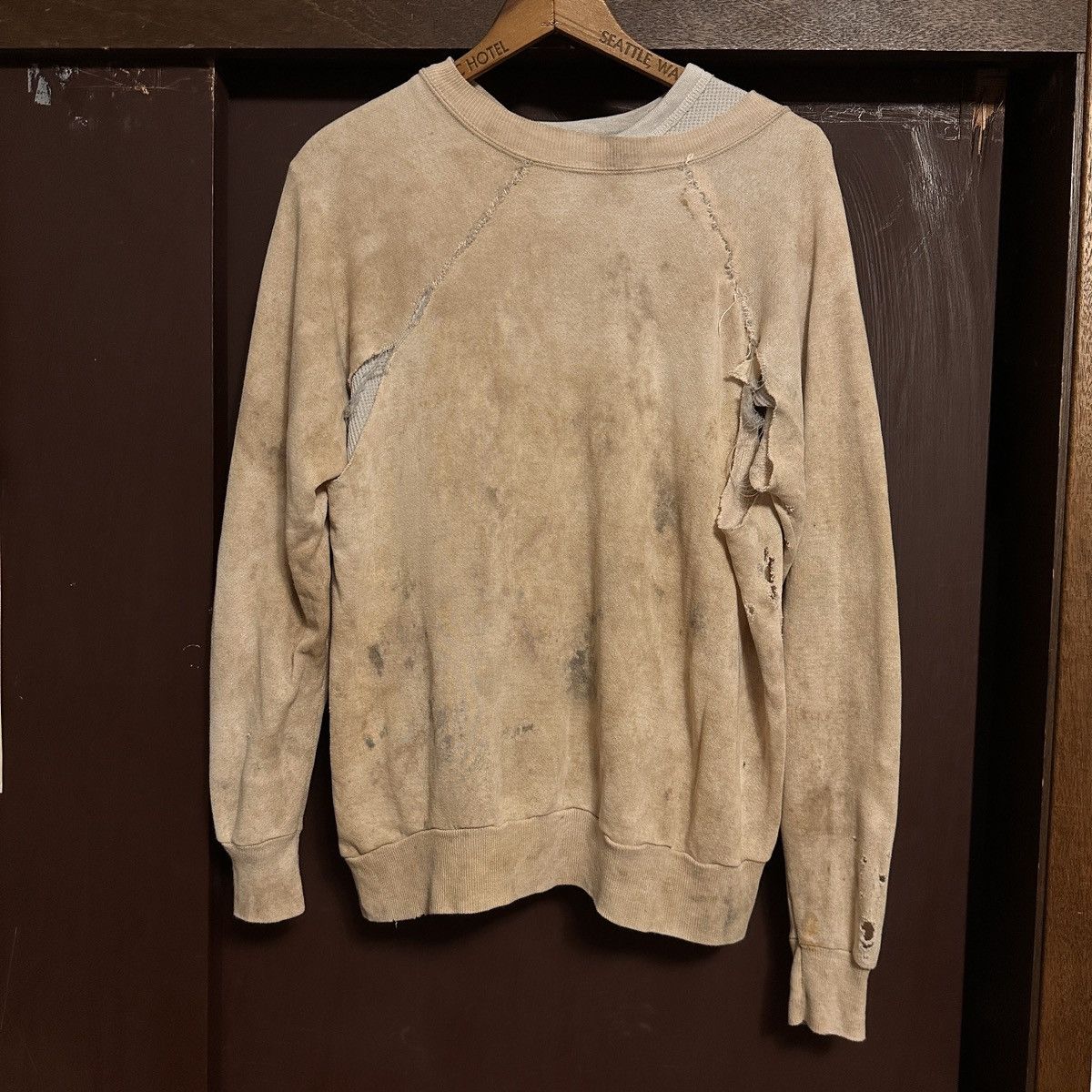 Kapital Kapital Ss 2011 F/W Boa cross Fleecy cropped sweatshirt Size US S / EU 44-46 / 1 - 2 Thumbnail