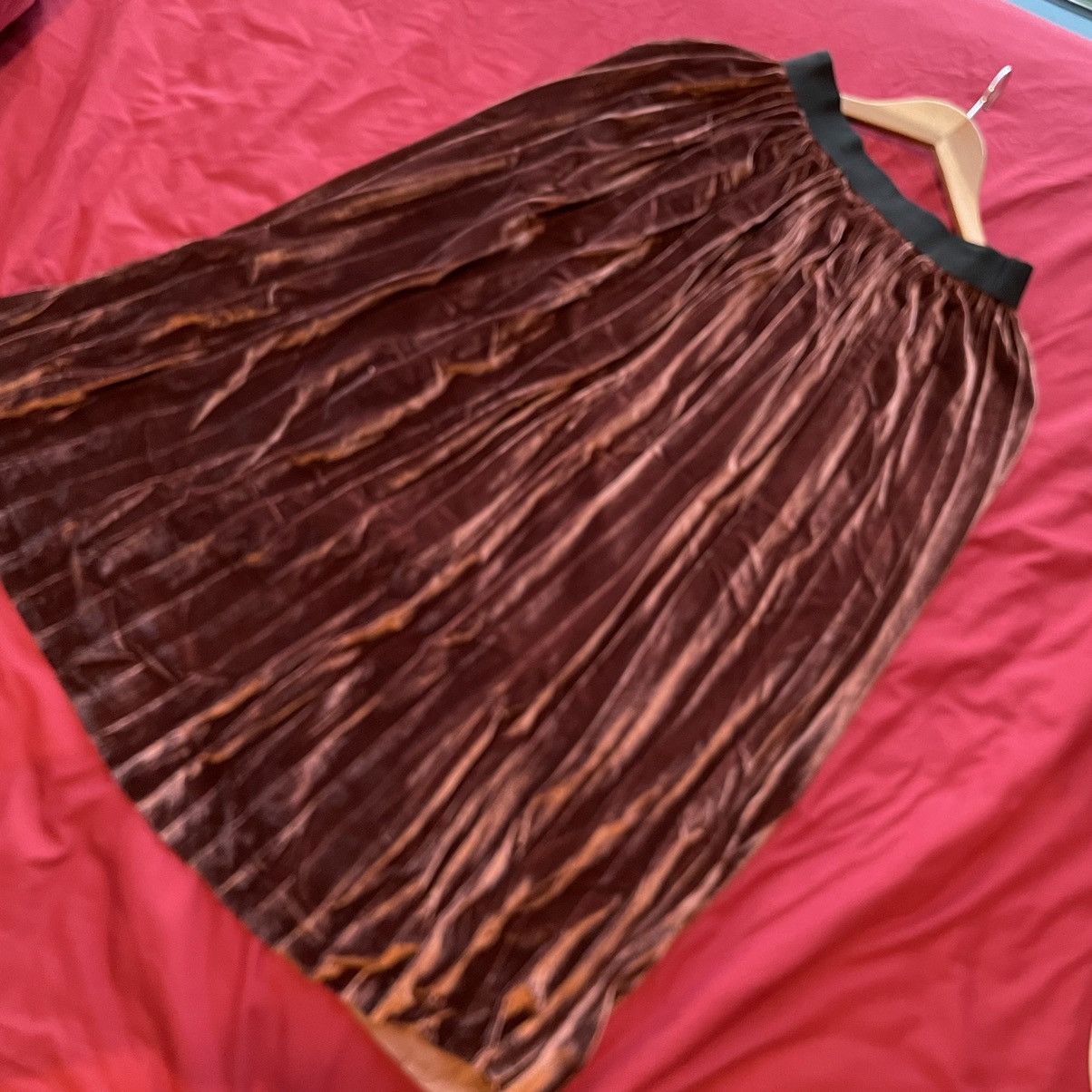 If Six Was Nine × Japanese Brand × Vintage Japanese Vintage Royal Velvet Maxi Skirt Size 30" / US 8 / IT 44 - 1 Thumbnail