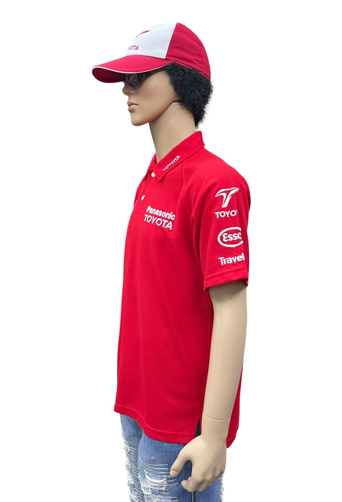 Formula 1 90’s TOYOTA MOTOR CORPORATION JAPAN F1 Sponsor Polo Shirt🏎️ Size US M / EU 48-50 / 2 - 2 Thumbnail