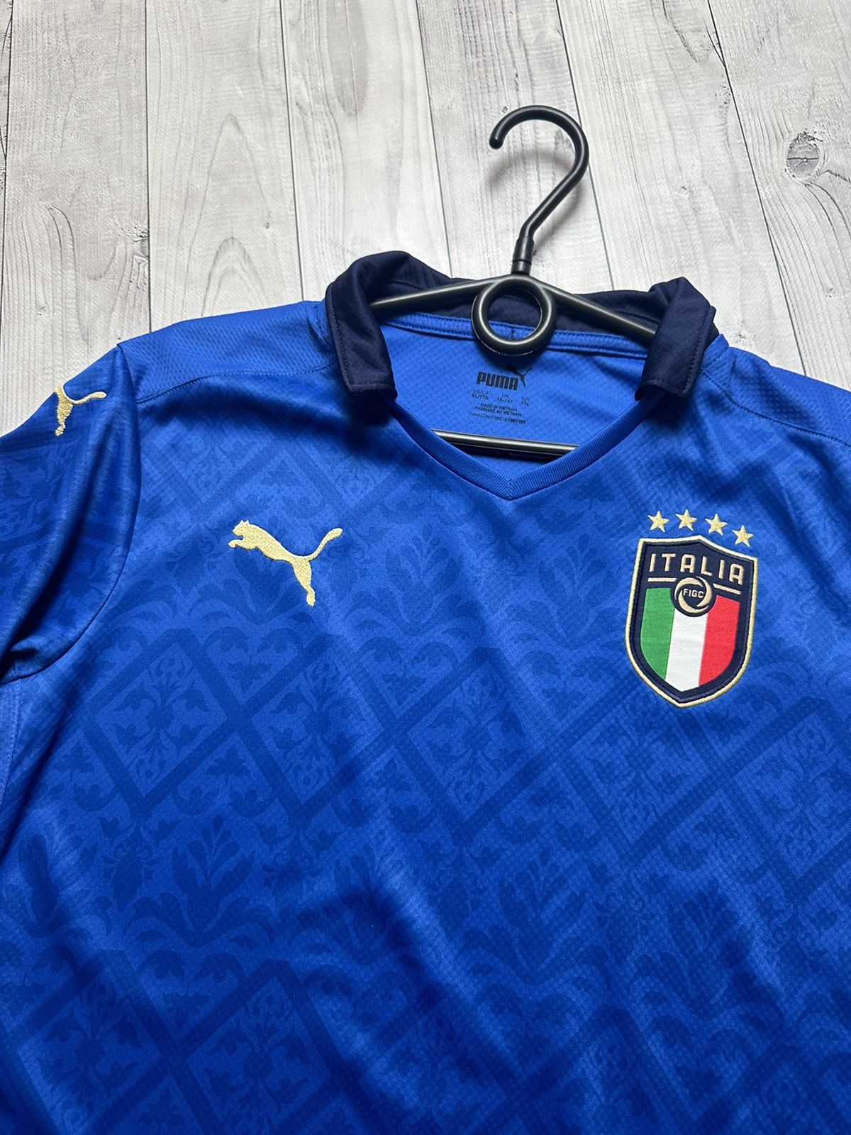 Puma × Vintage Italy soccer jersey size S puma blue Size US S / EU 44-46 / 1 - 4 Thumbnail