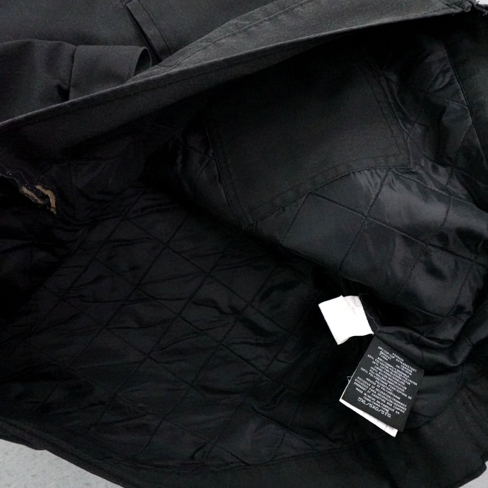 Dickies Dickies Jacket Mens 5XL Black Quilted Work Chore Utility Barn Coat Size US XXL / EU 58 / 5 - 6 Thumbnail