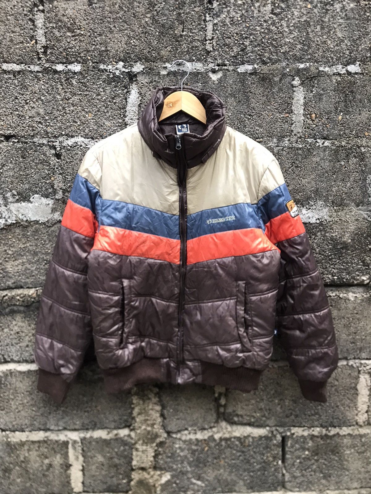 Vintage Hang Ten ⚡️Vintage Hang Ten Natural Surf Puffer