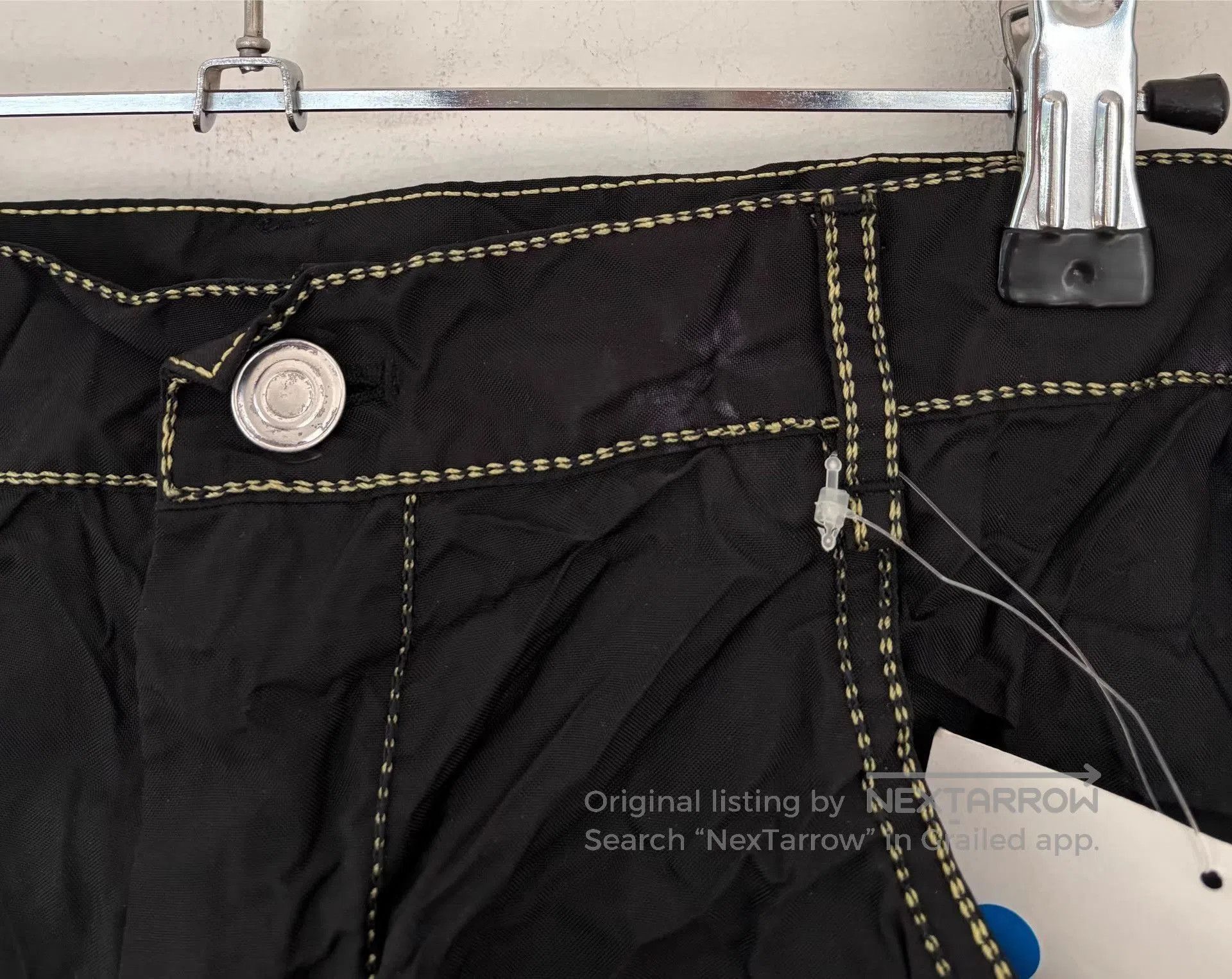 KANGHYUK Black Casual Pants with Stitch Details . Size US 36 / EU 52 - 7 Thumbnail