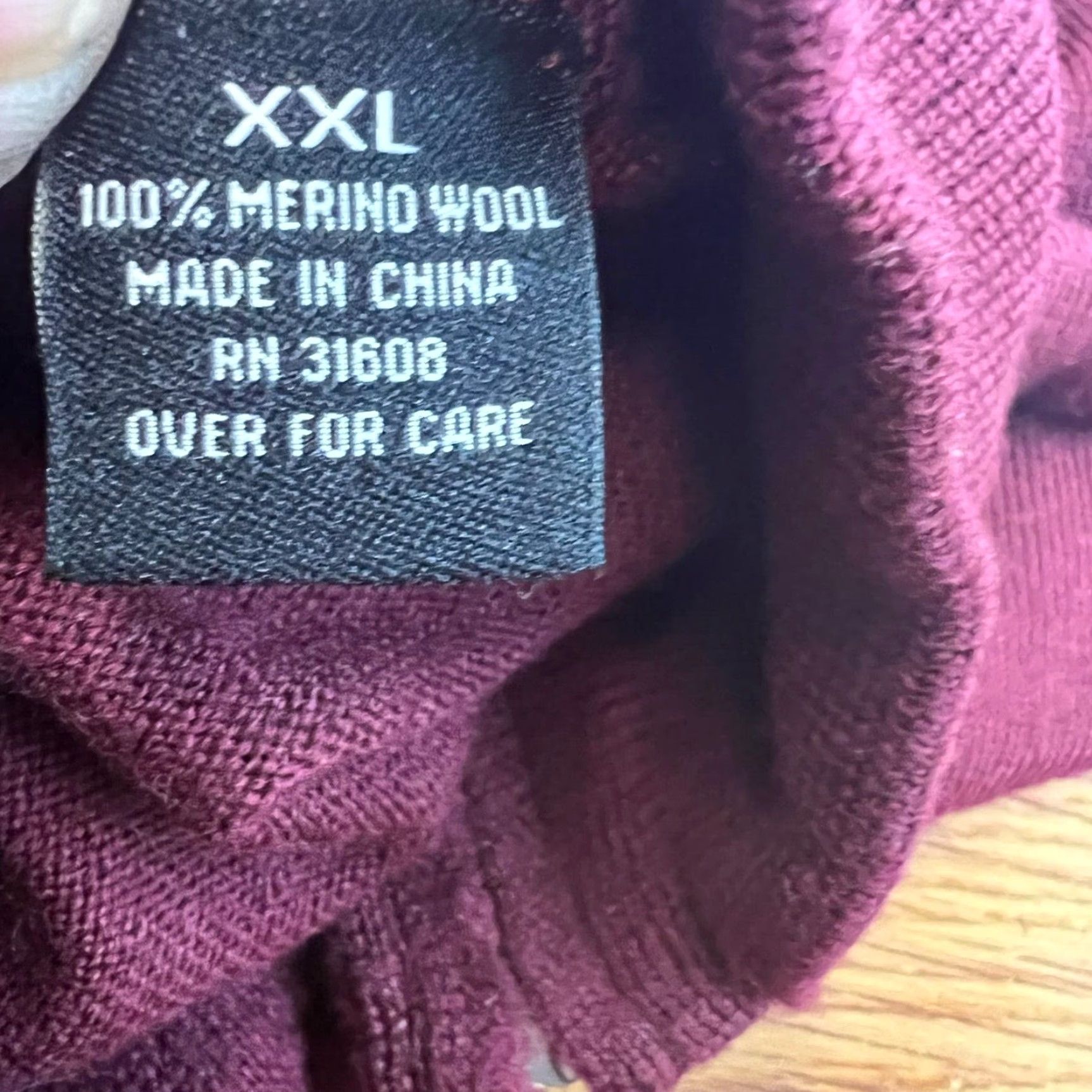 Jos. A. Bank Jos. A Bank Mens Pullover Sweater XXL Wool Maroon Pima Marino Soft Knit 1/4 Zip Size US XXL / EU 58 / 5 - 6 Thumbnail