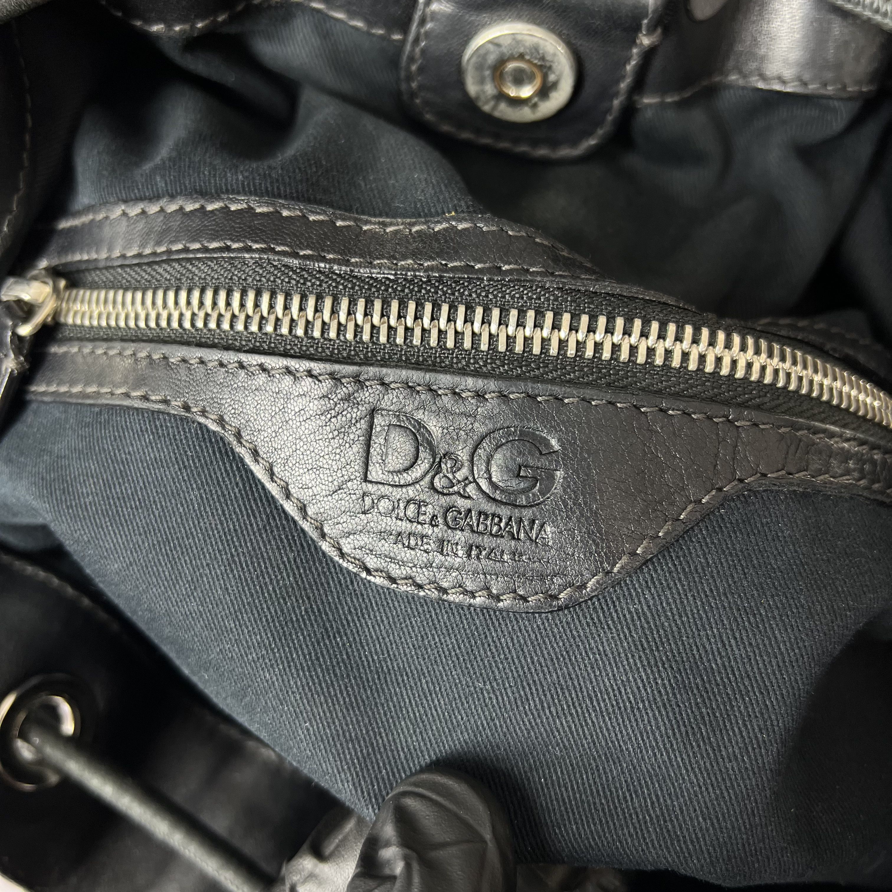 Dolce & Gabbana Dolce & Gabbana Raquel Bag Leather Made in Italy Size ONE SIZE - 17 Thumbnail
