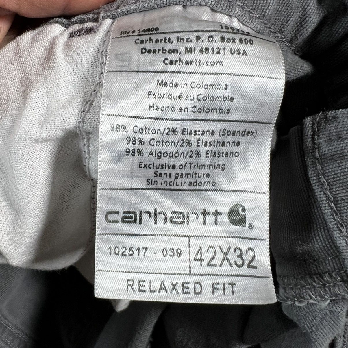 Carhartt Carhartt Pants Mens 42x32 Relaxed Fit Gray Rugged Carpenter Size US 42 / EU 58 - 5 Thumbnail