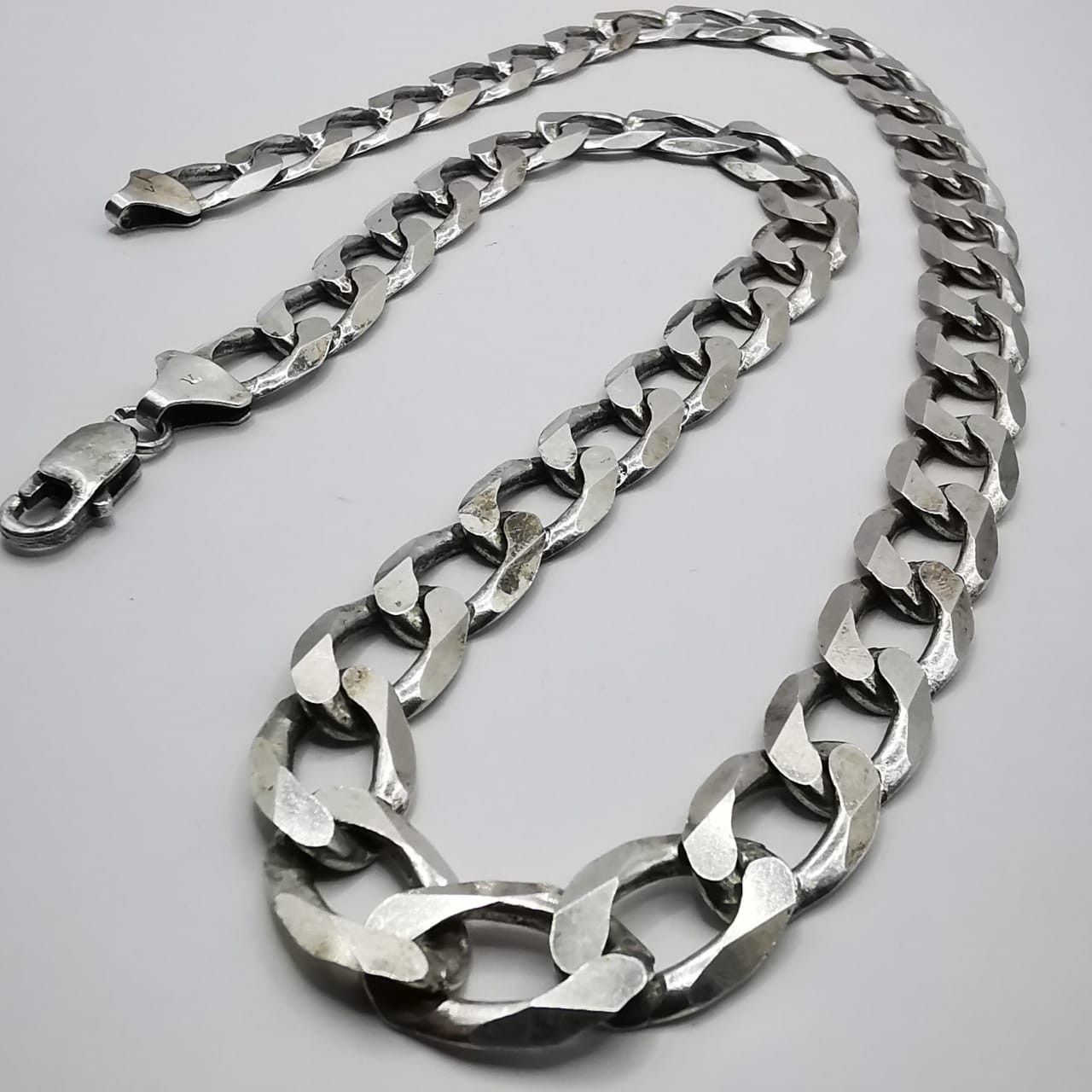Vintage Men's Chain 925 Sterling Silver Signature 6138g