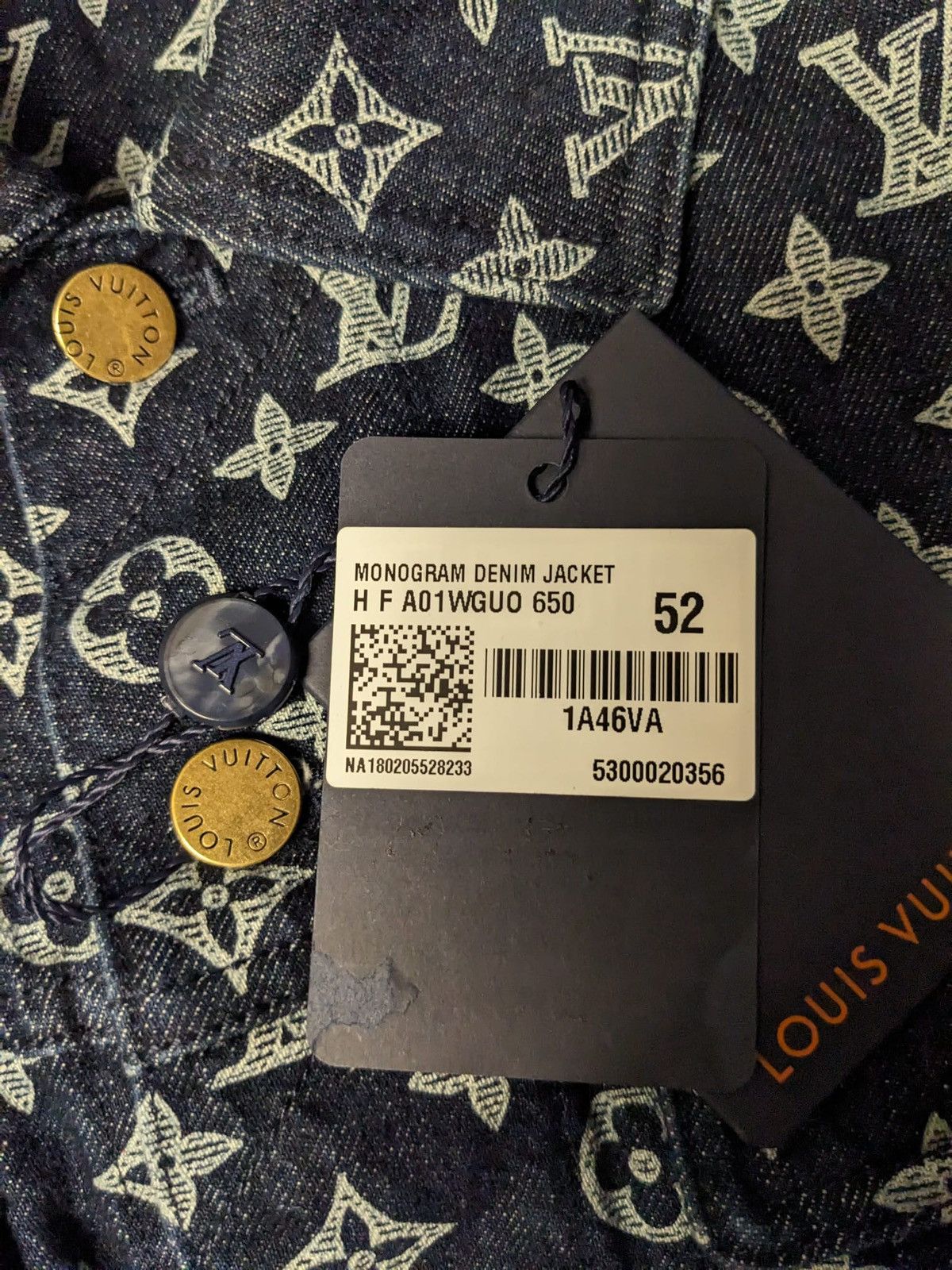 Louis Vuitton LOUIS VUITTON KIM JONES DENIM MONOGRAM JACKET Size US L / EU 52-54 / 3 - 10 Thumbnail