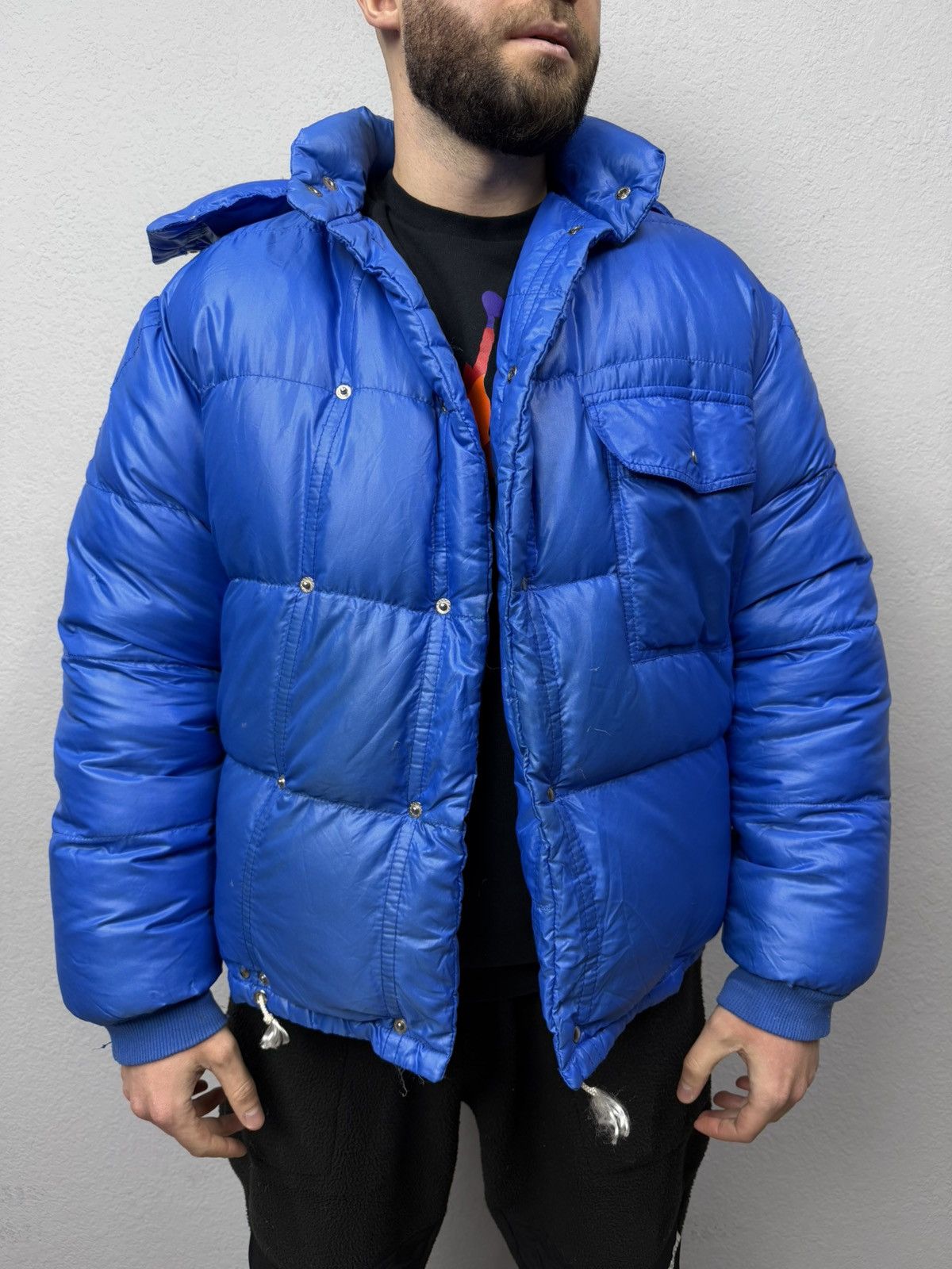Moncler Vintage Moncler 80’s France Down Puffer Jacket Hooded Size US M / EU 48-50 / 2 - 1 Thumbnail