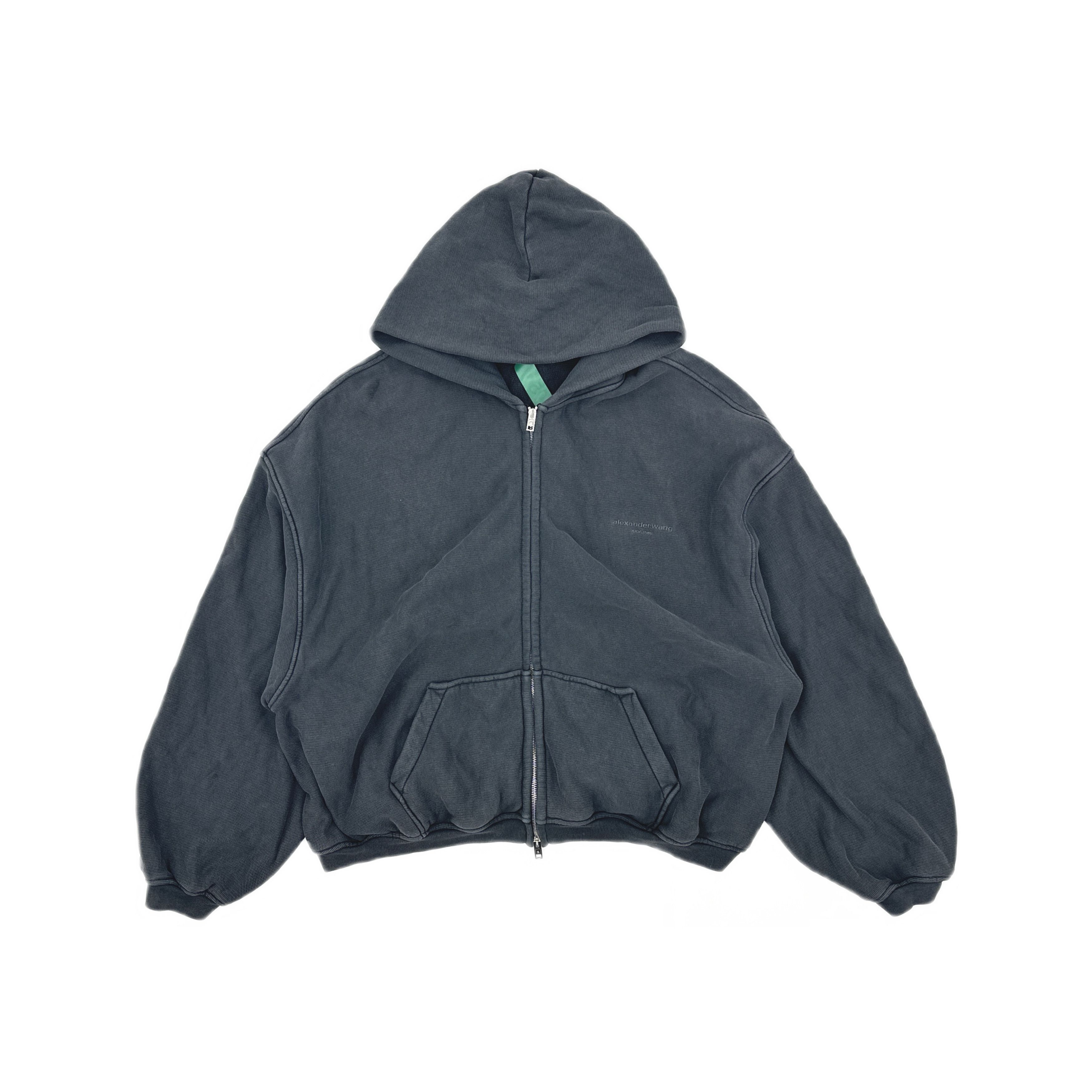 Alexander Wang Alexander Wang Logo Zip Hoodie Size M Size US M / EU 48-50 / 2 - 1 Thumbnail