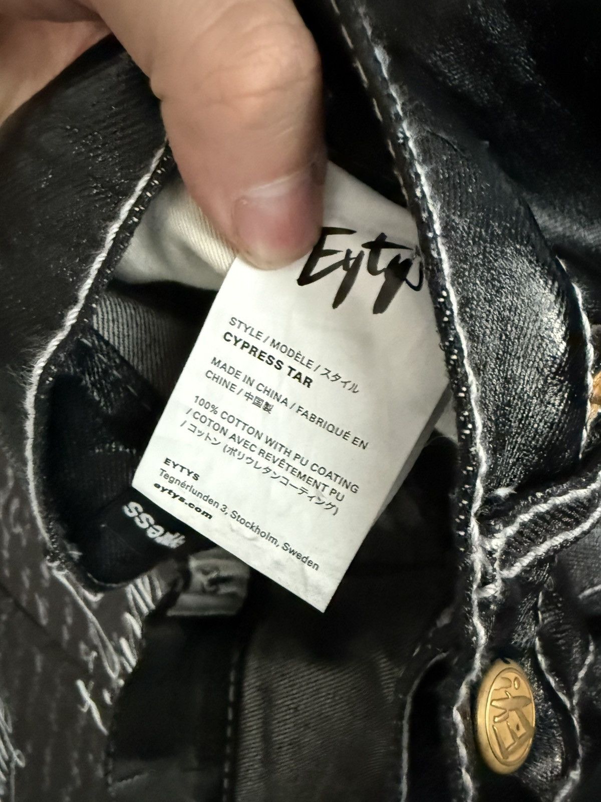 Eytys Eytys Cypress Tar denim Size US 34 / EU 50 - 4 Thumbnail